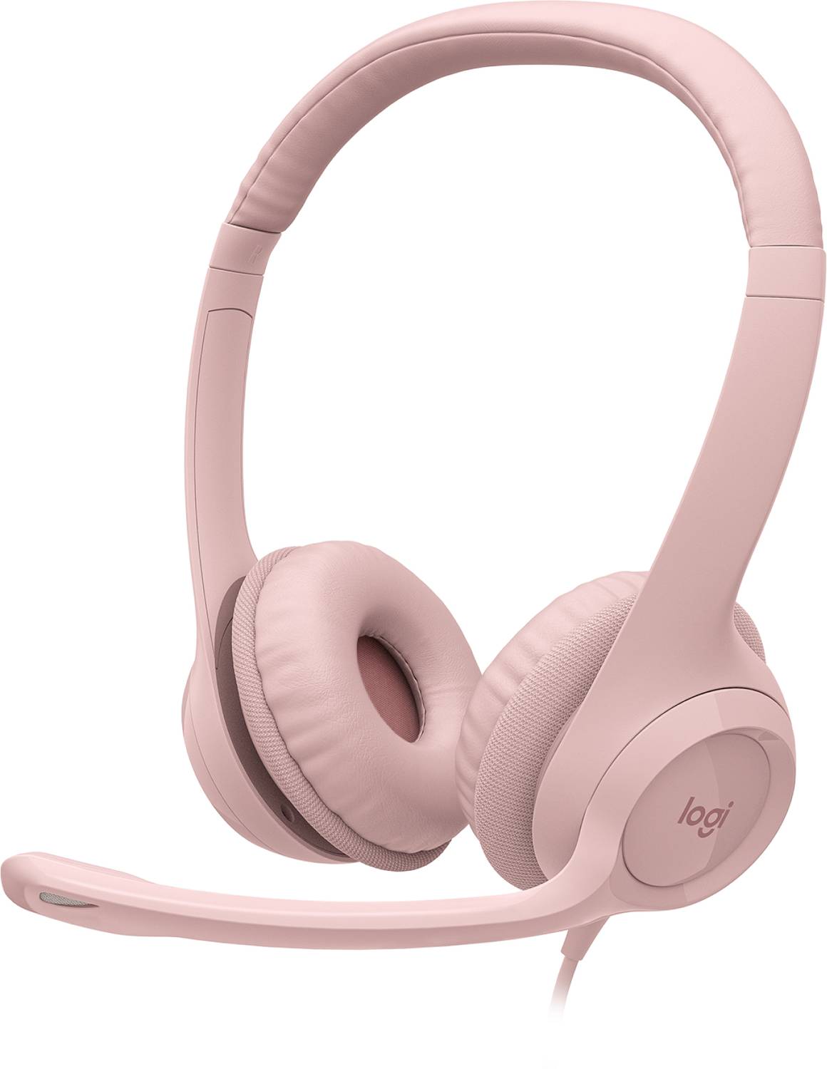 Logitech H390 - Rose Wired Headset (Rose, On the Ear)