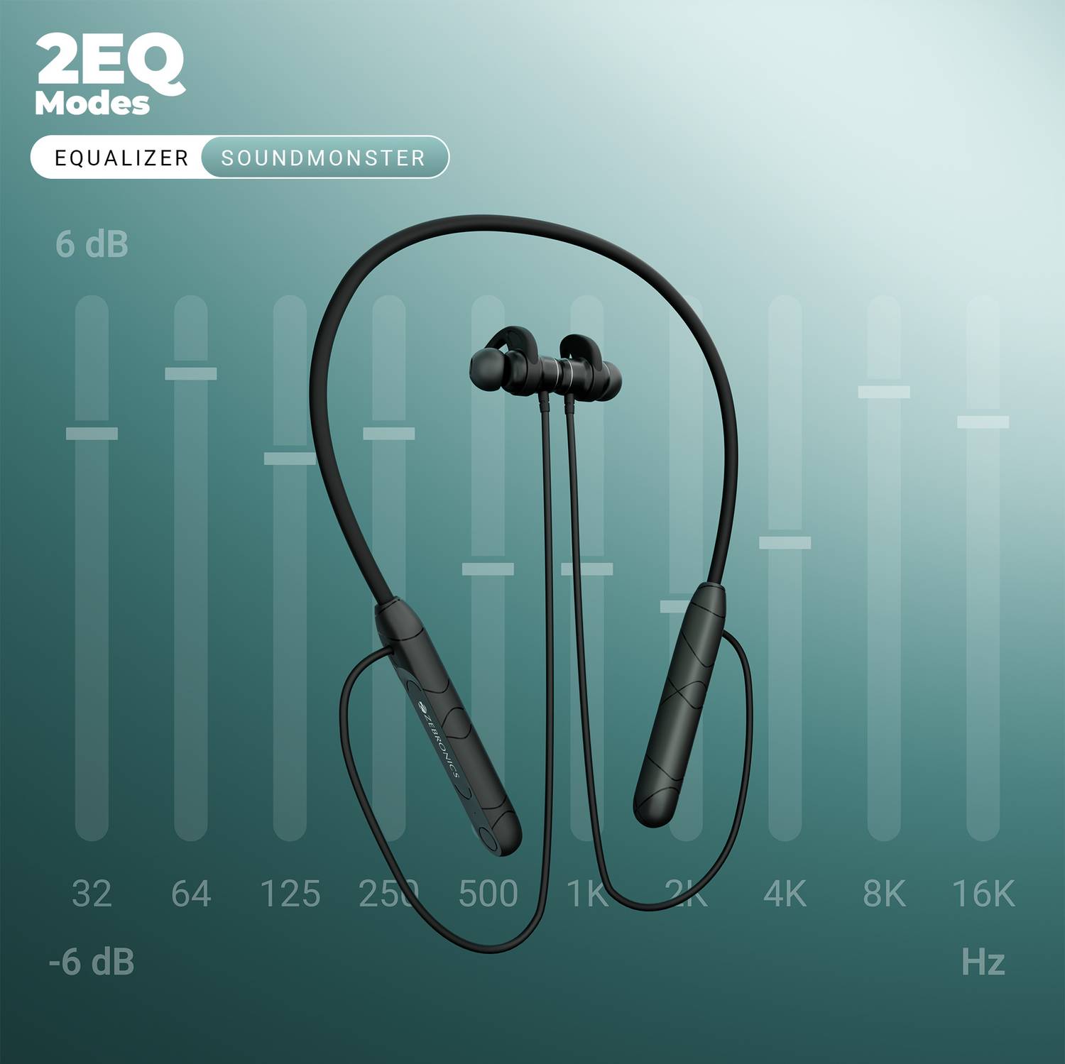 ZEBRONICS Raga F2 Neckband with 22H Playback - Image 2