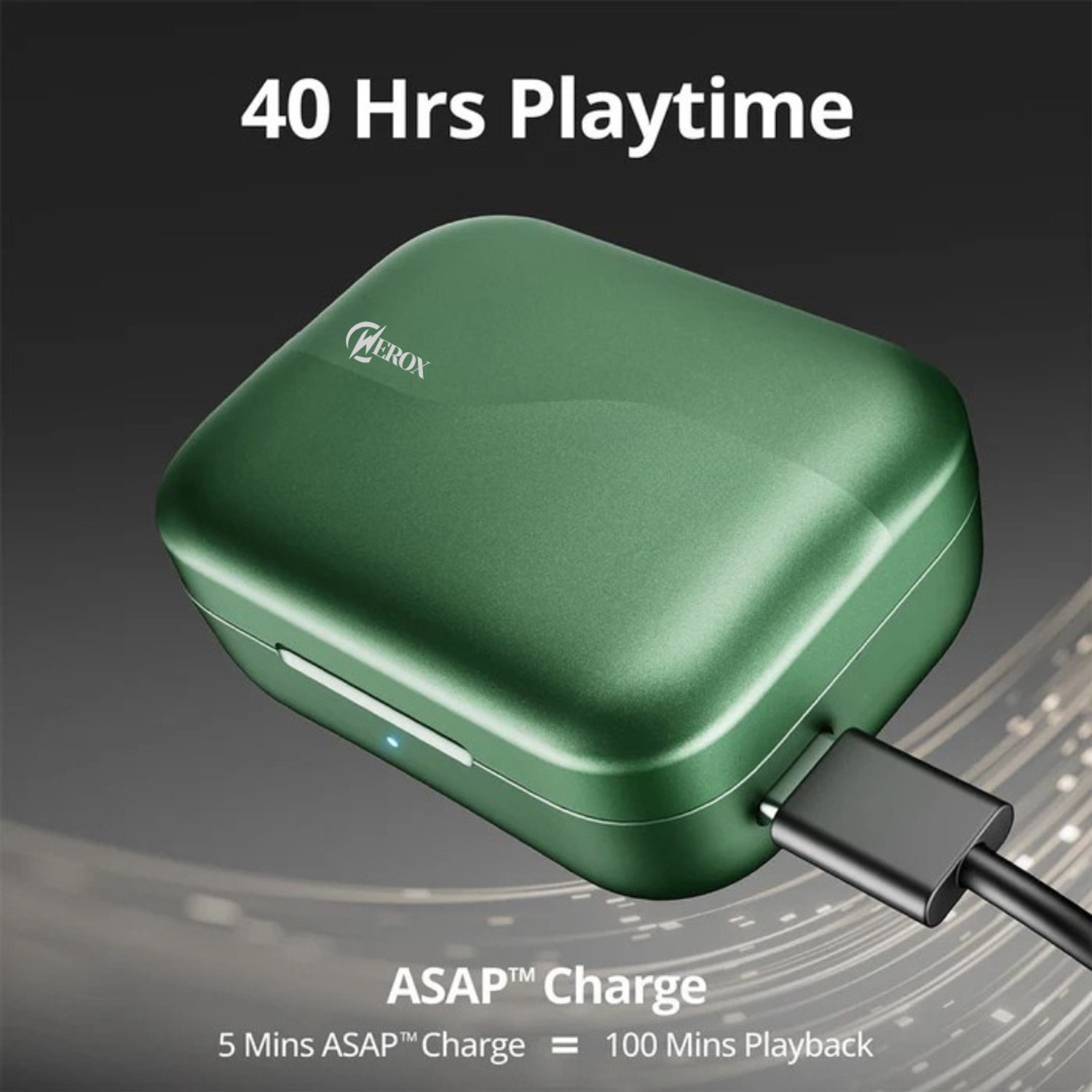 Image of WEROX NEW TWS In-Ear AirBud Wireless Earphone Stereo Bass 800mAh Battery Charger Bluetooth Gaming