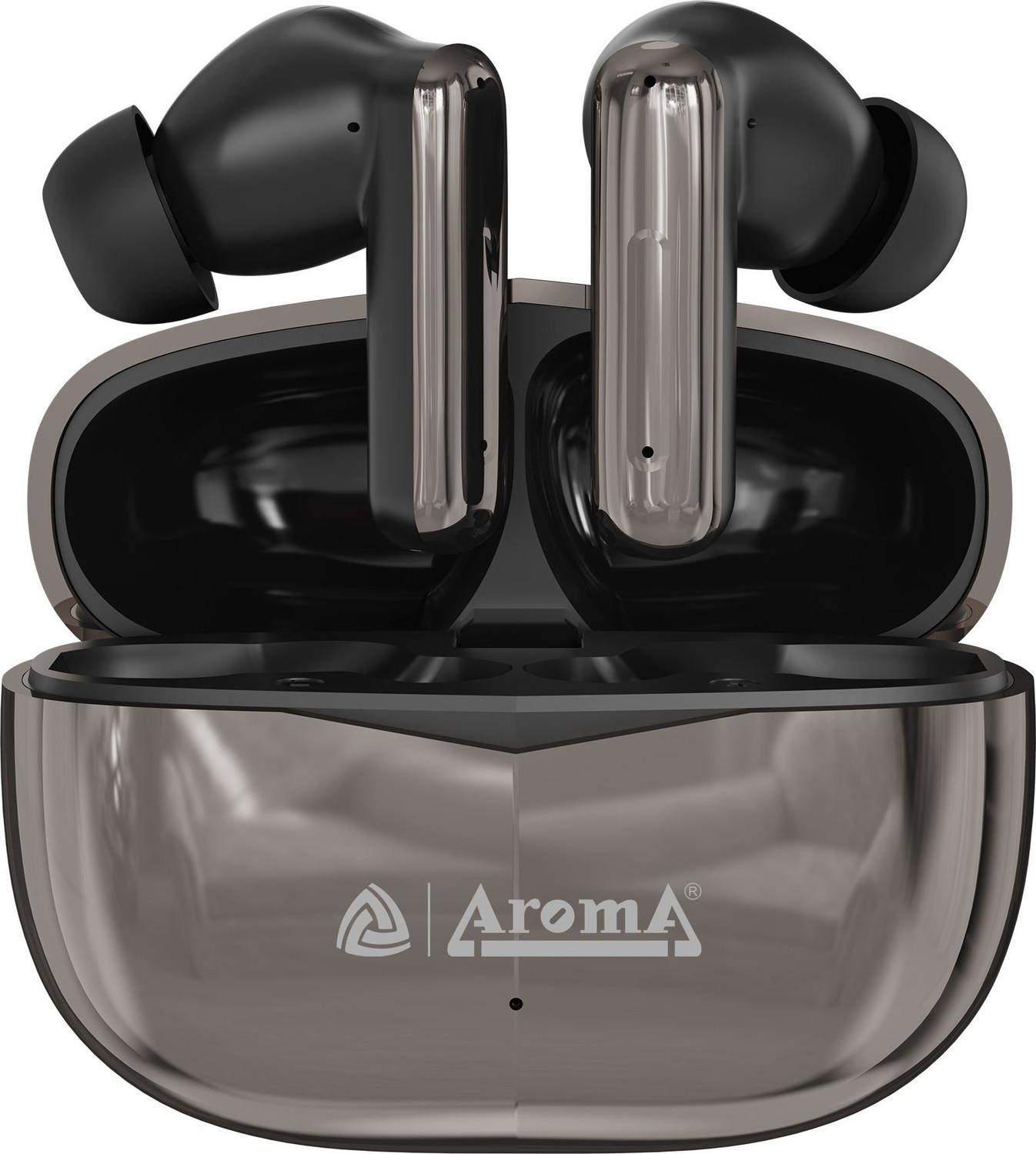 Image of Aroma TWS1 V5.4 Upto 60Hr Playtime*, ENC, Dual Paring, Fast Charging, Heavy Bass Bluetooth