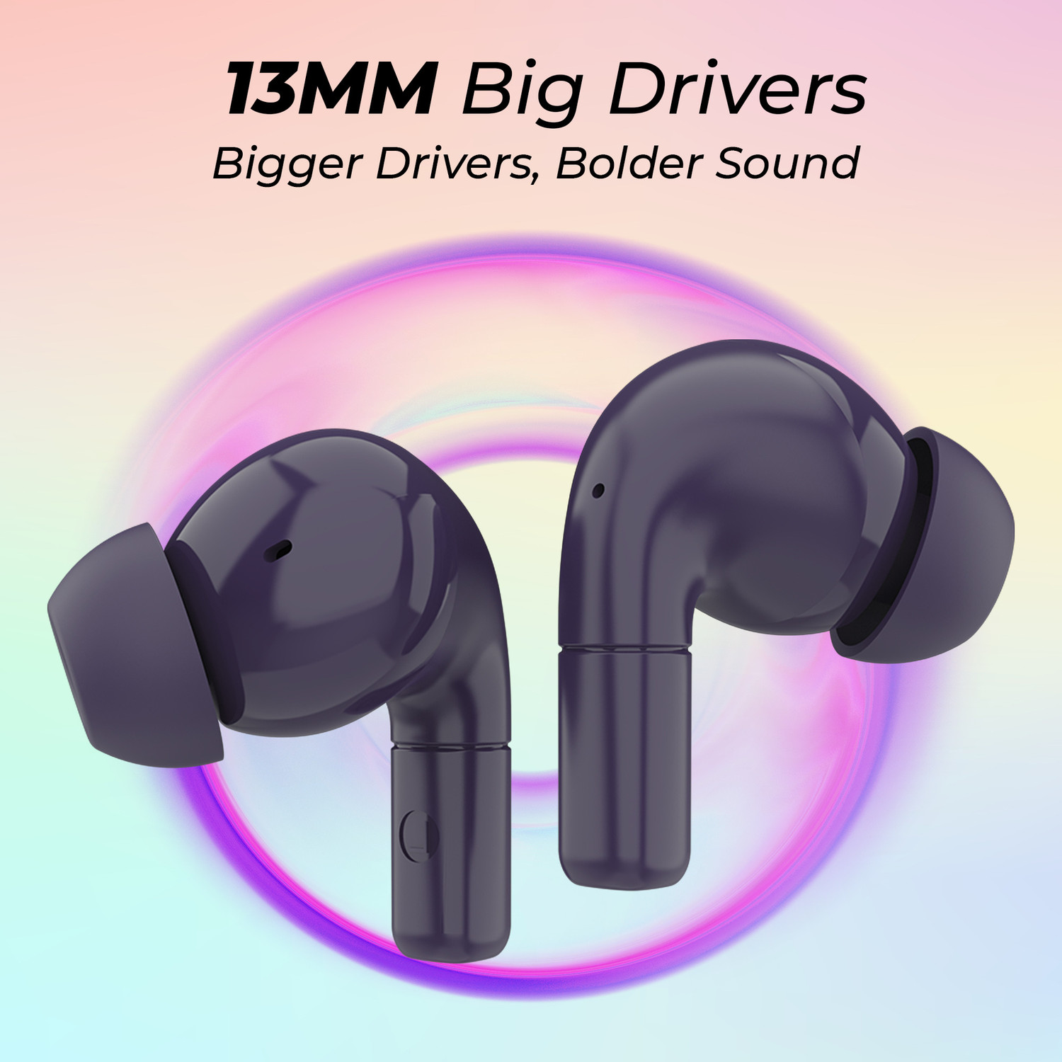 Image of Aroma TWS22 - V5.4 Upto 60Hr Playtime*, ENC, Dual Paring, Fast Charging, Heavy Bass Bluetooth