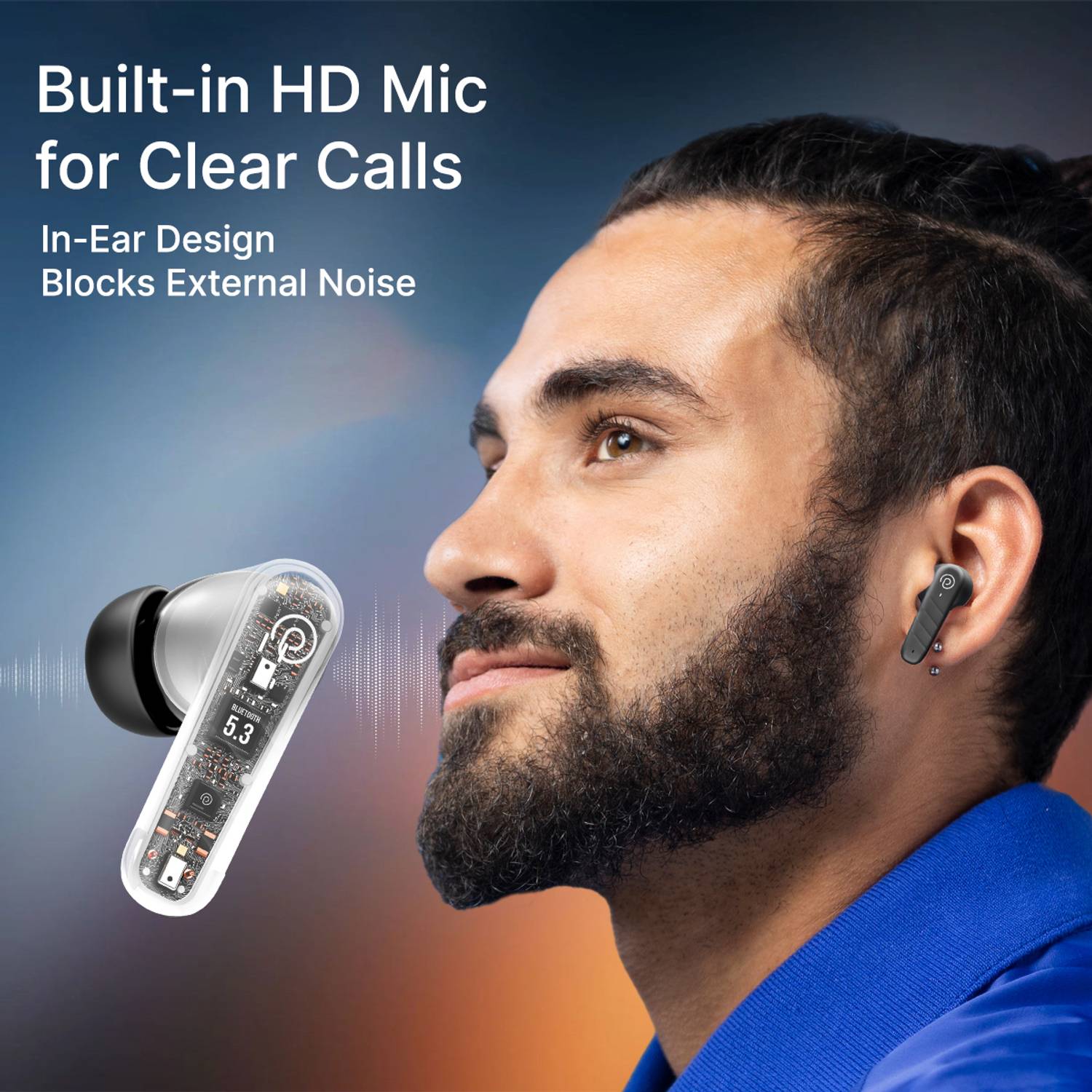 PTron Bassbuds Spark 40Hrs Playtime - Image 2