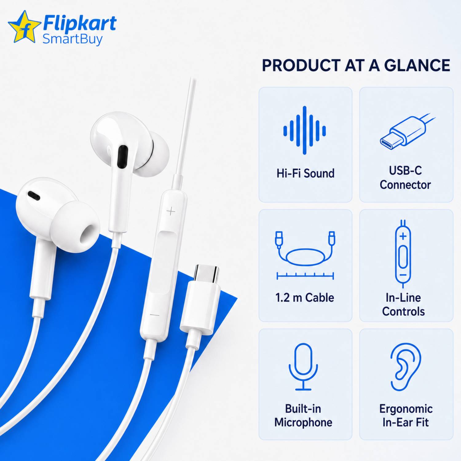 Flipkart SmartBuy Wired Earphone - Image 5
