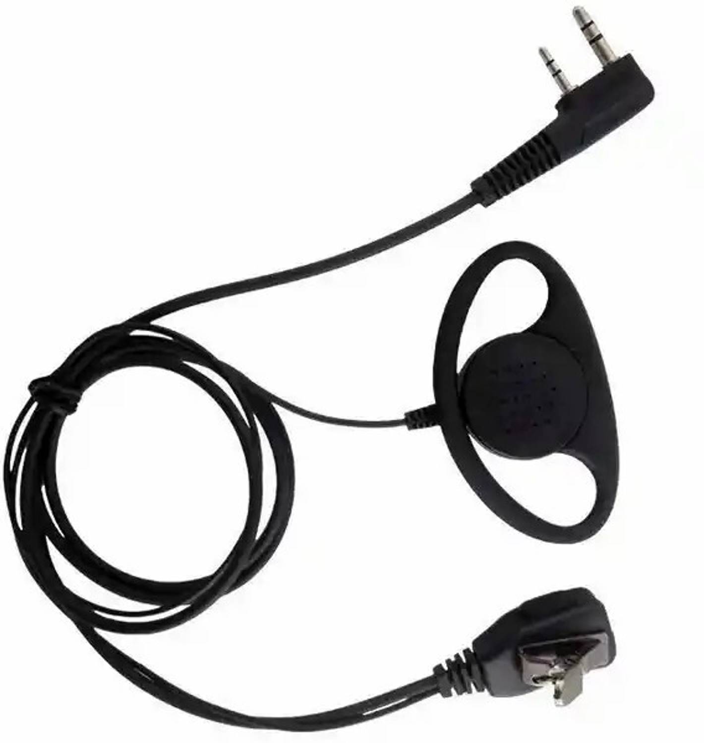 Artek 2 Pin D-Type Headset Earpiece for UV5R BF888S walkie Talkie