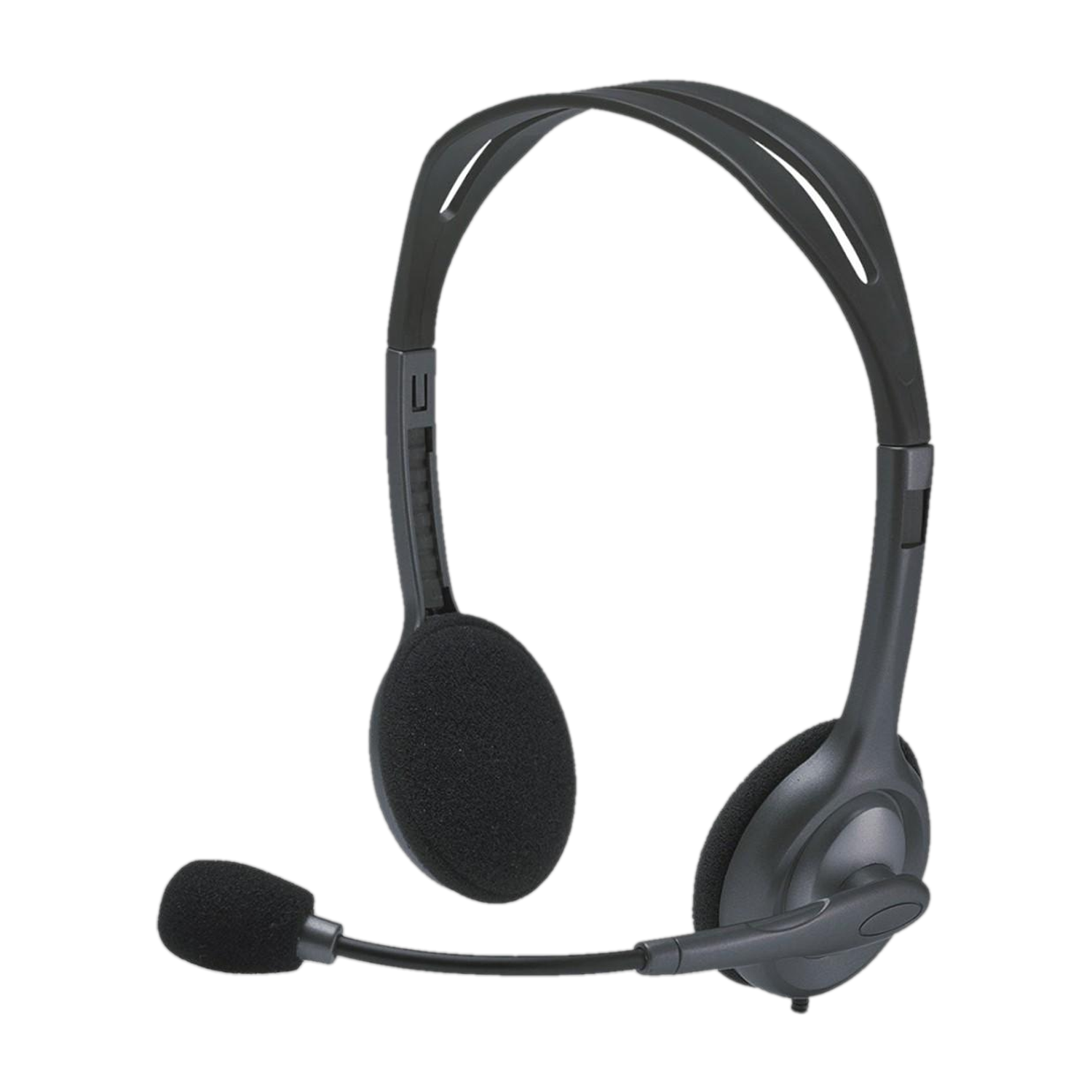 Logitech H-111 Wired Headset Black - Image 1