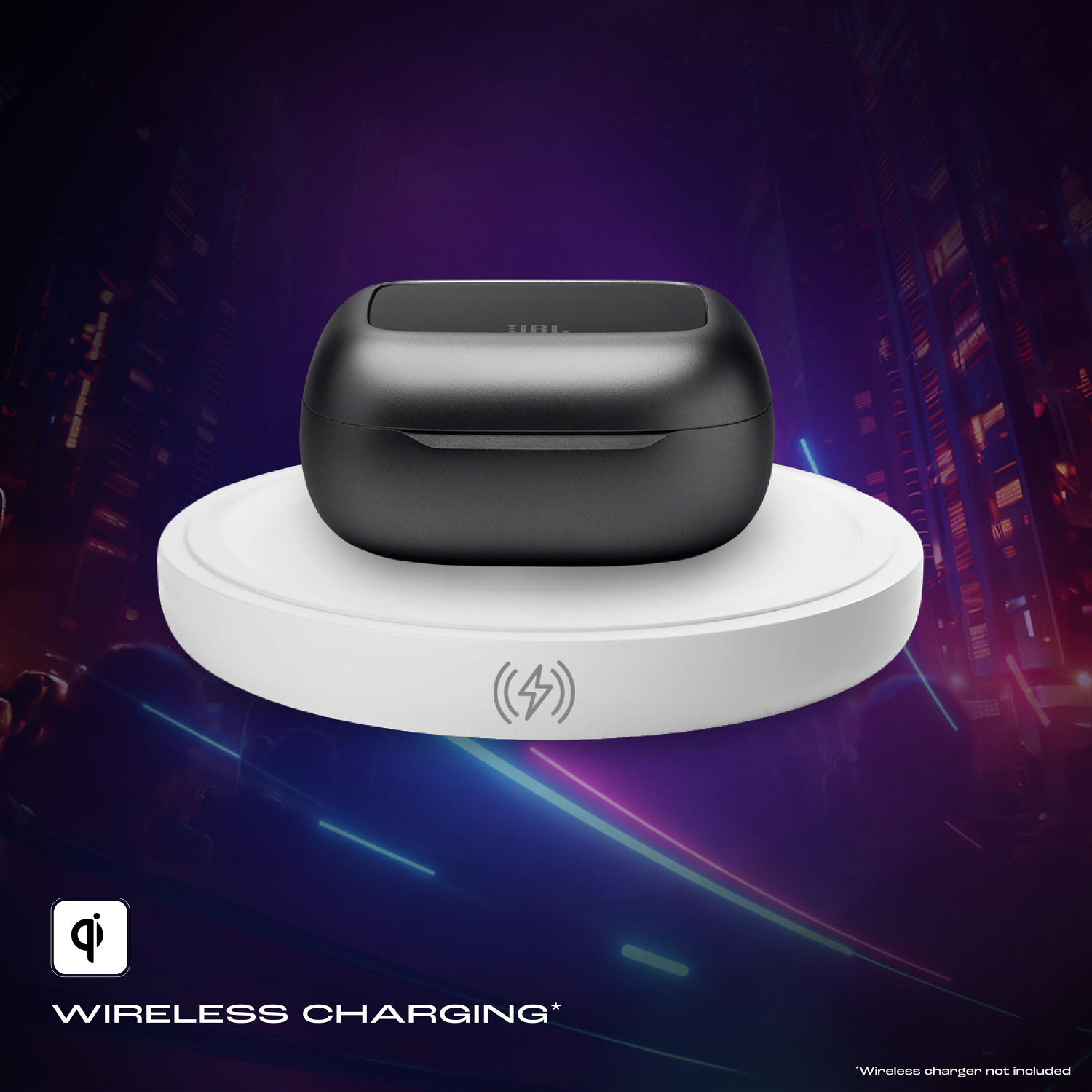Image of JBL Live Beam 3, Hi-Res LDAC Audio ANC TWS, SmartCase,48H Runtime, Wireless Charging Bluetooth