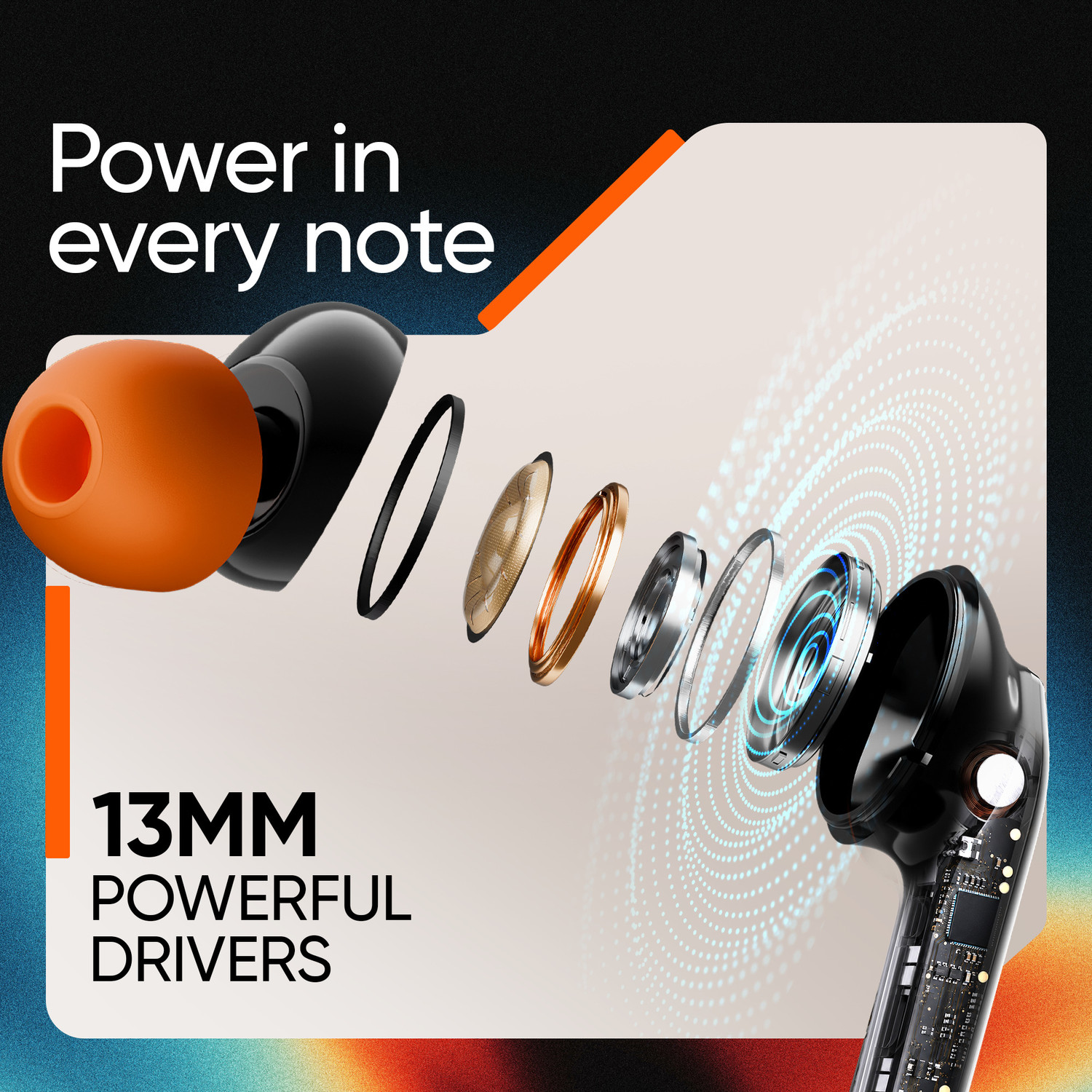 Image of Mivi DuoPods Zig TWS, 13mm Bass, AI ENC HD Calls, 70H PT Bluetooth