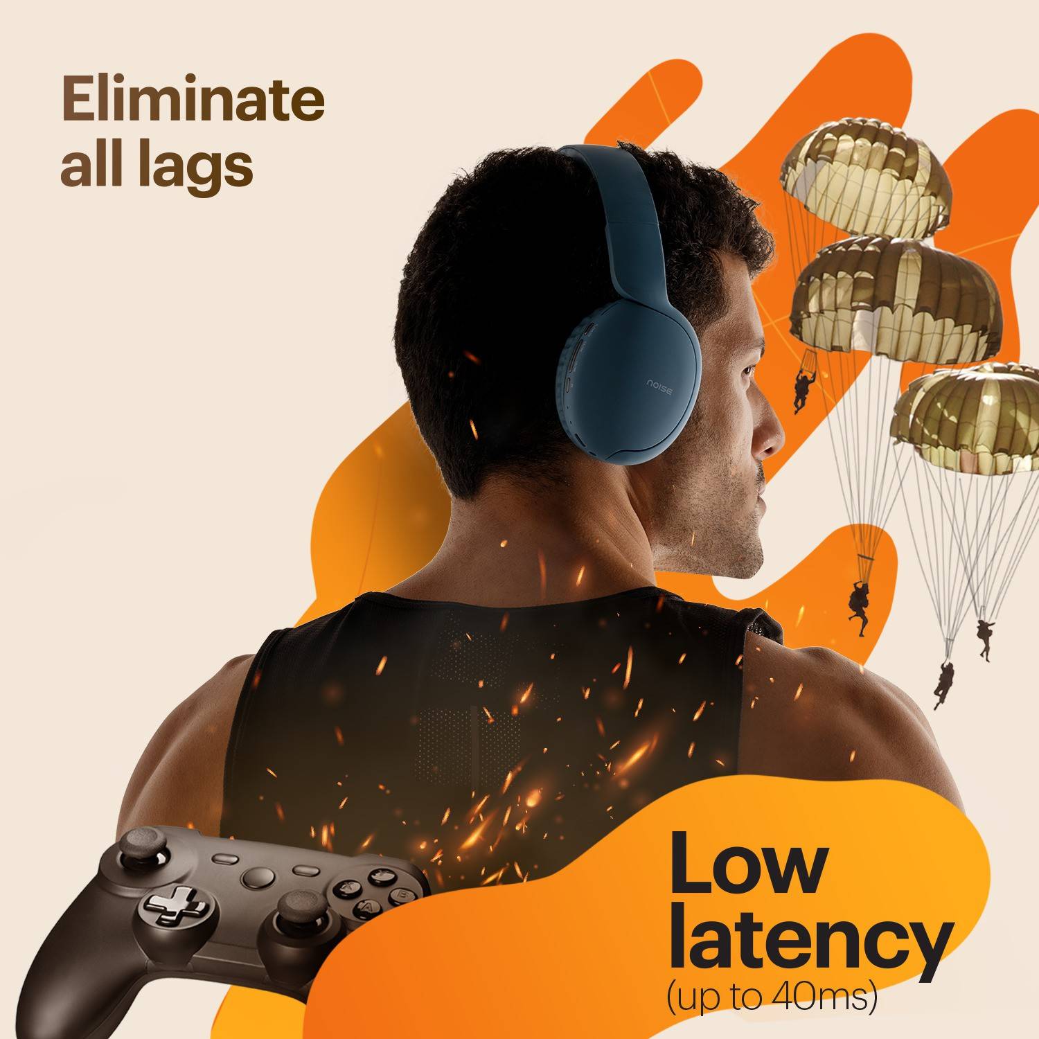 Noise TWO 50 Hours Playtime Wireless Bluetooth Headphone - Image 4