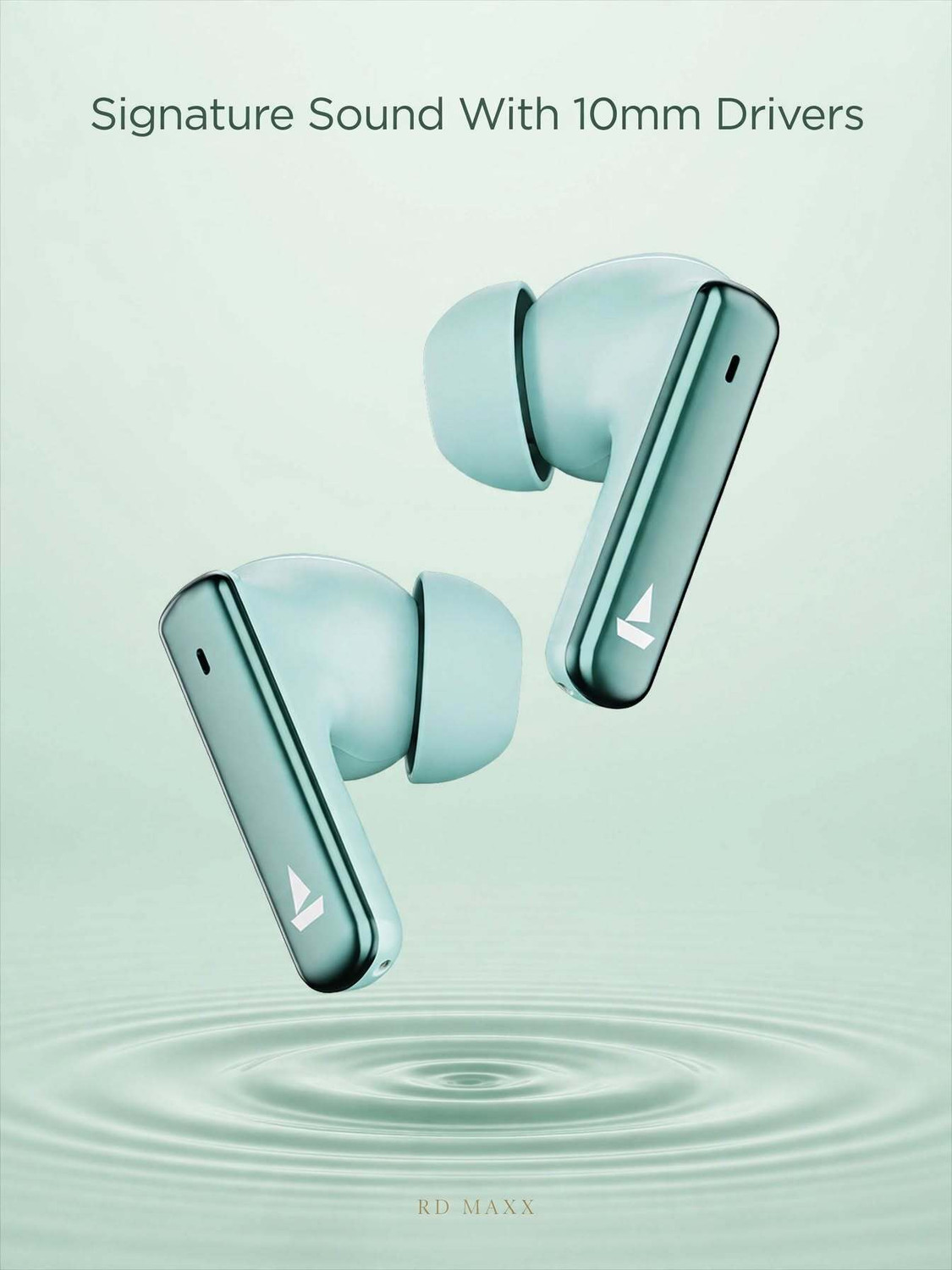 Image of RD maxx Boot Prime 181 new premium Quality earbuds Bluetooth Headset (Green, True Wireless)