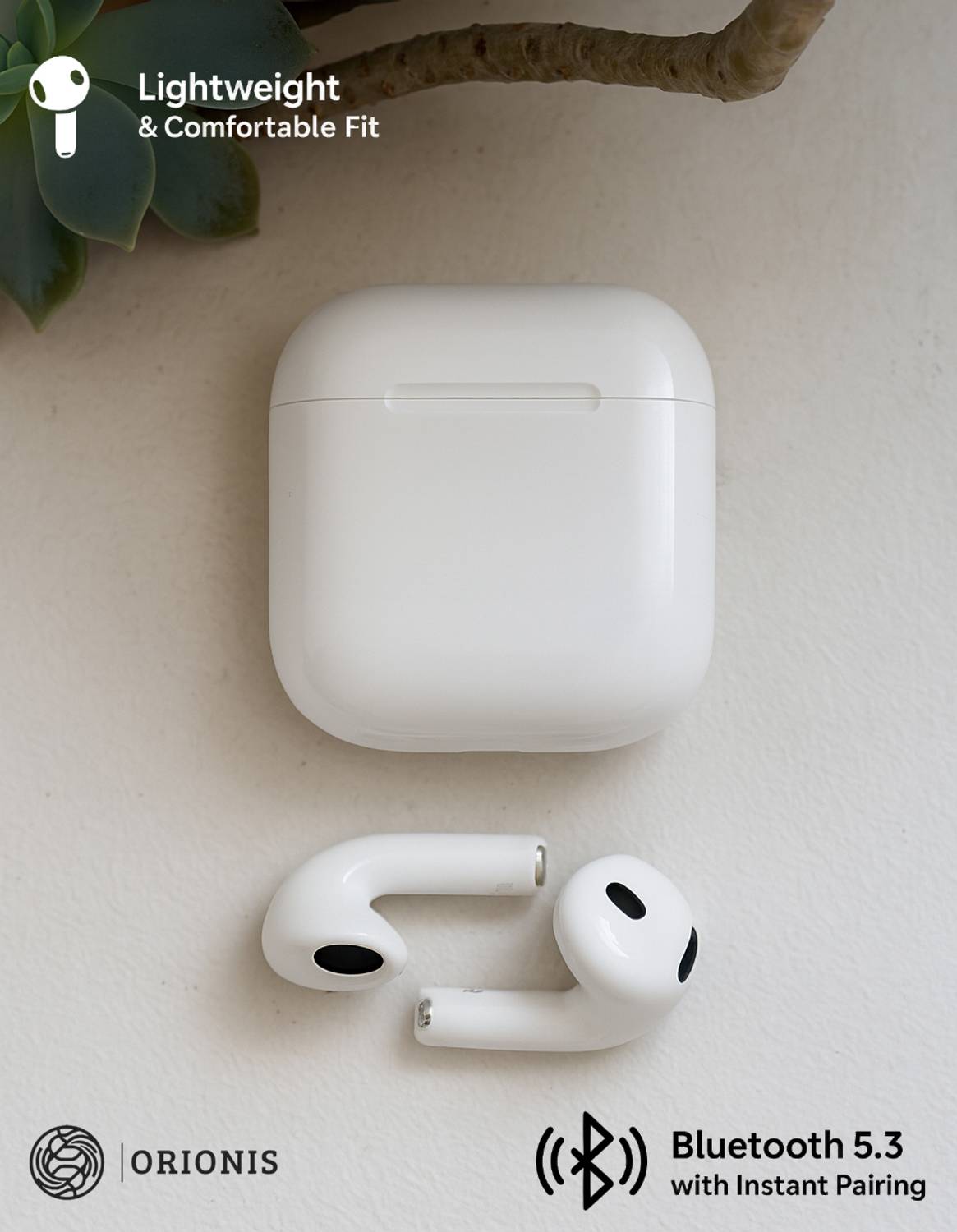 Orionis AirPodss 4 (ANC) Wireless Earphones with Spatial Audio
