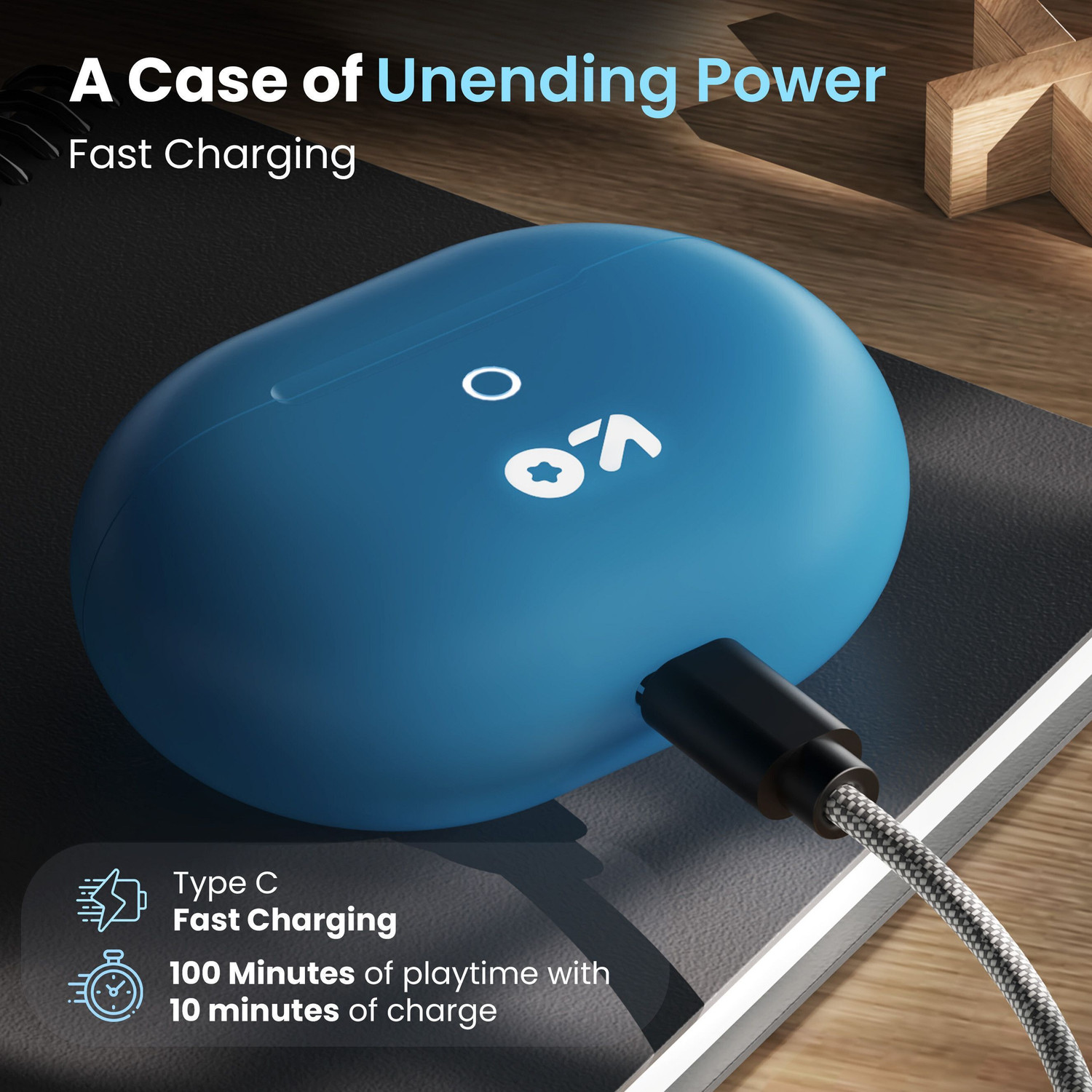 Image of GOBOULT W40 with 4 Mic ENC, 48H Battery Life, Low Latency Gaming, 5.3v Bluetooth