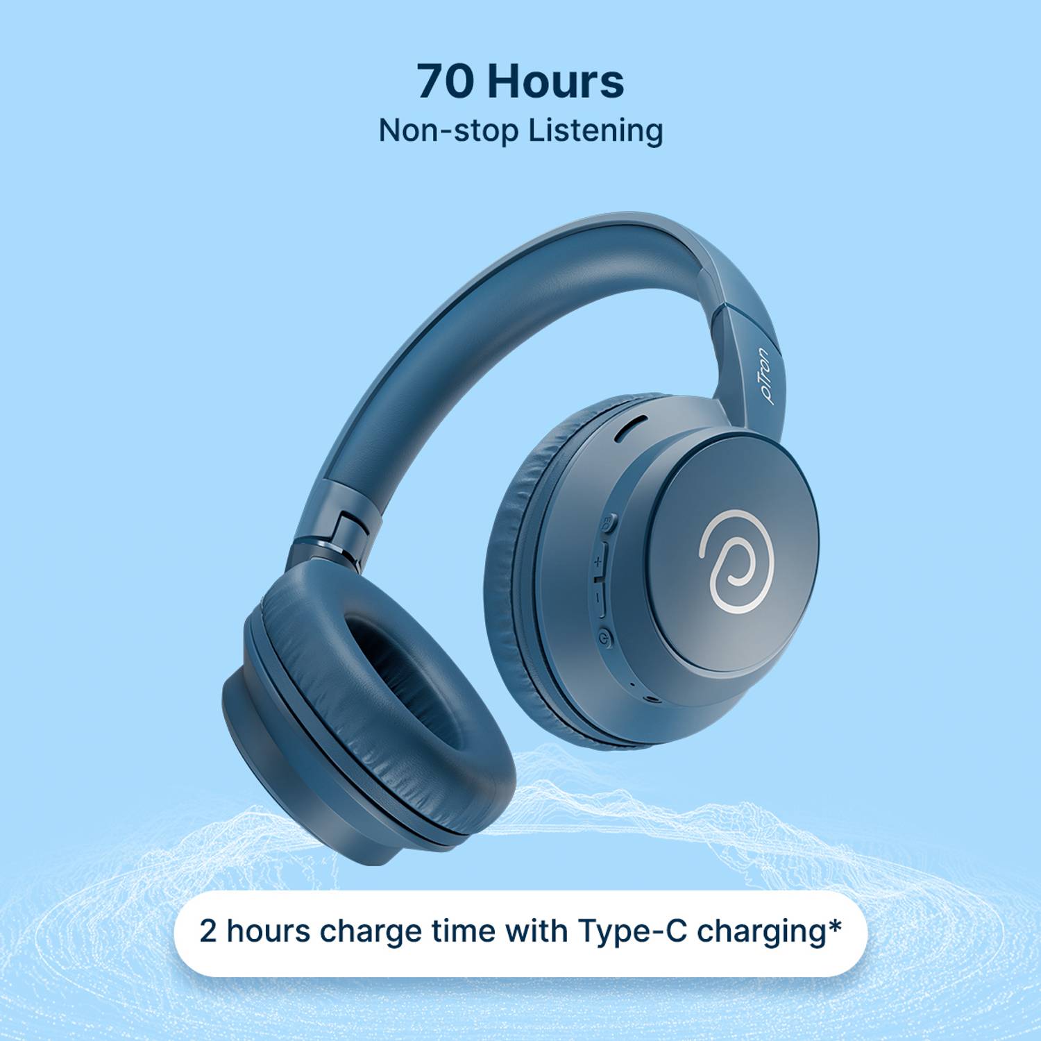 PTron Studio Evo Bluetooth Headphones - Image 4