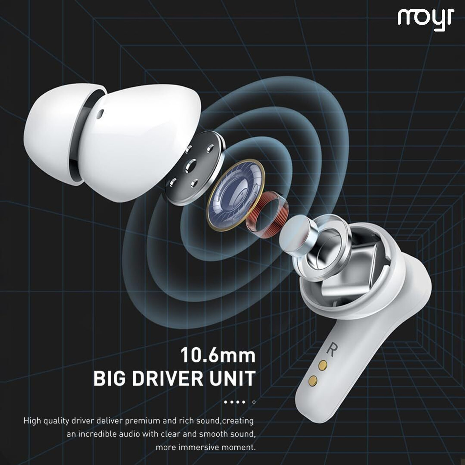 Image of Moyr ANC TWS EAR BUDS Bluetooth