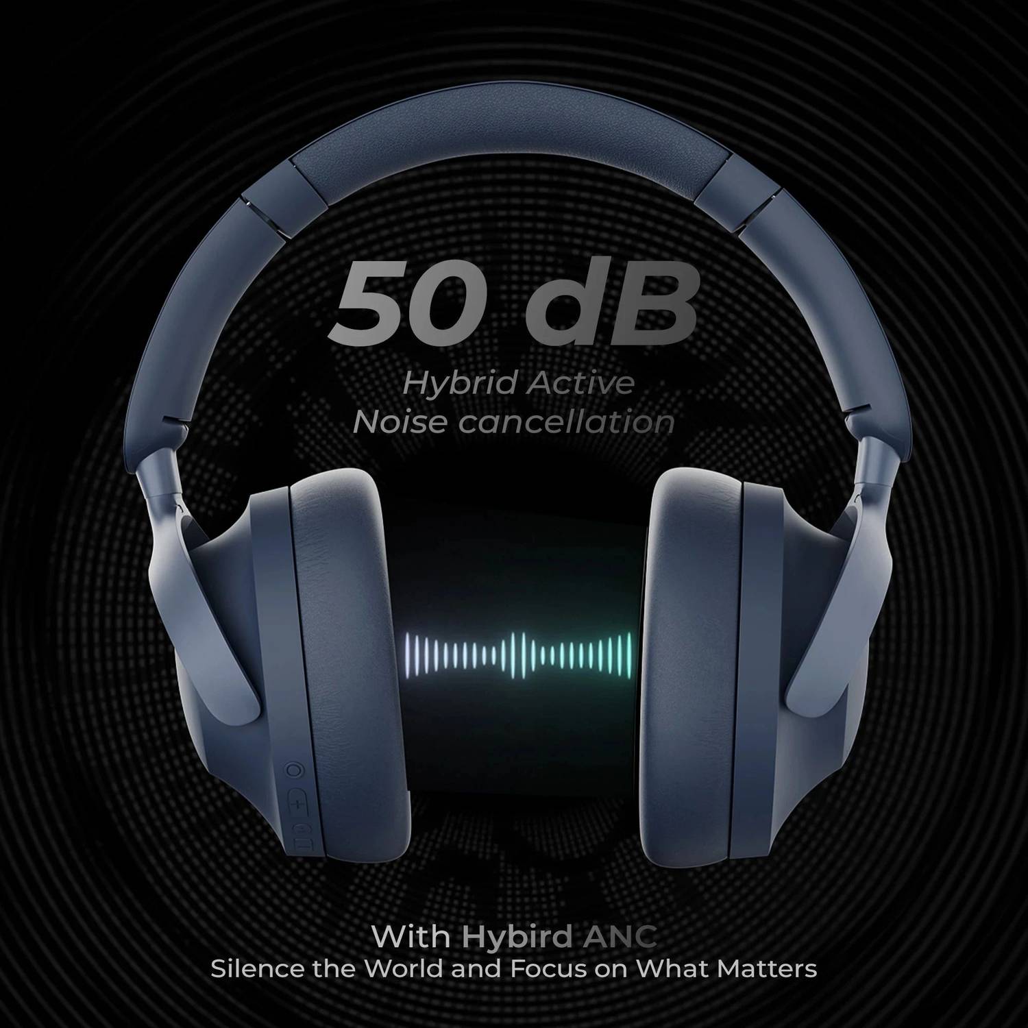 ZEBRONICS SILENCIO 111 Hybrid ANC Headphones - Image 3