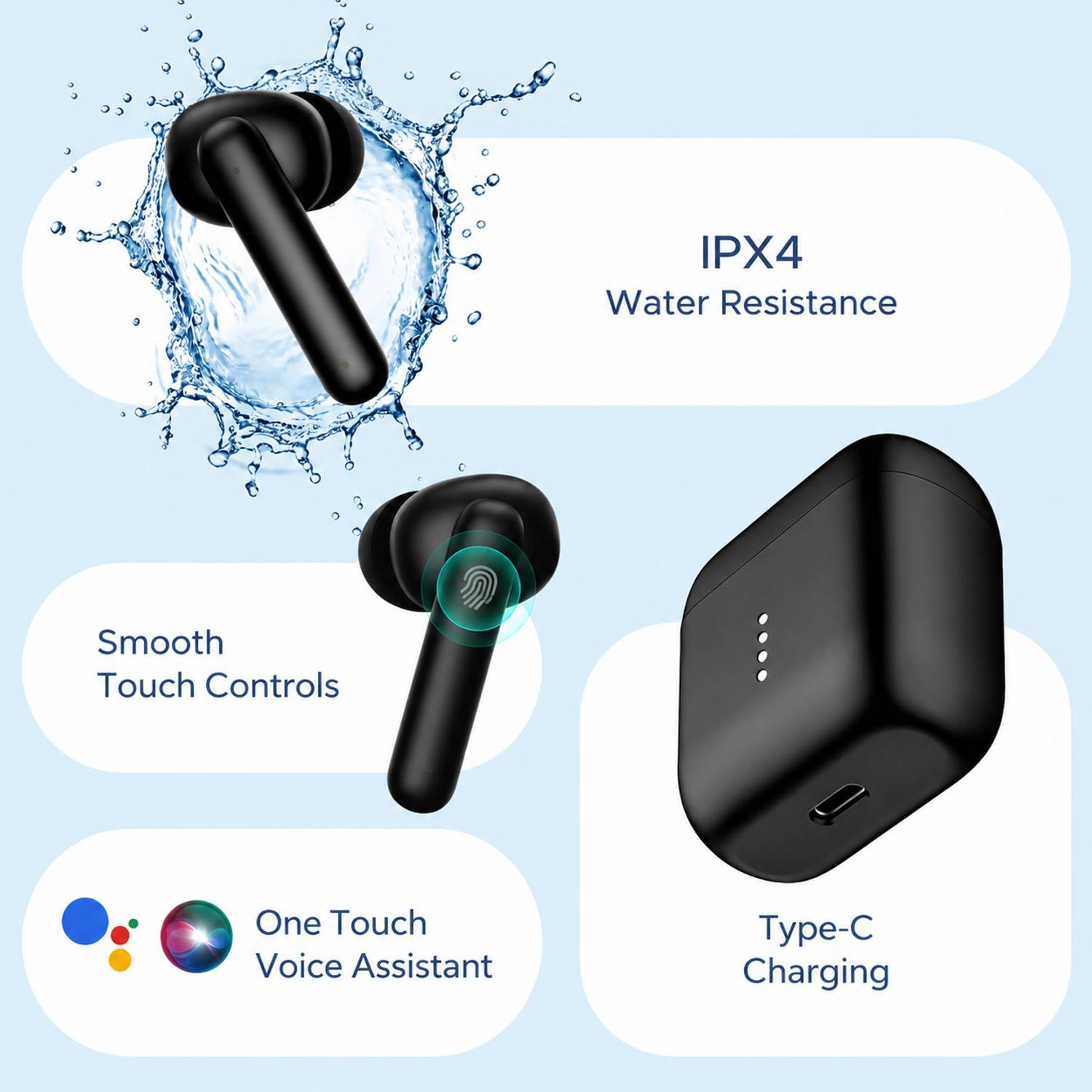 Lufina Earbuds Airdopes 141 42hr Bluetooth - Image 5