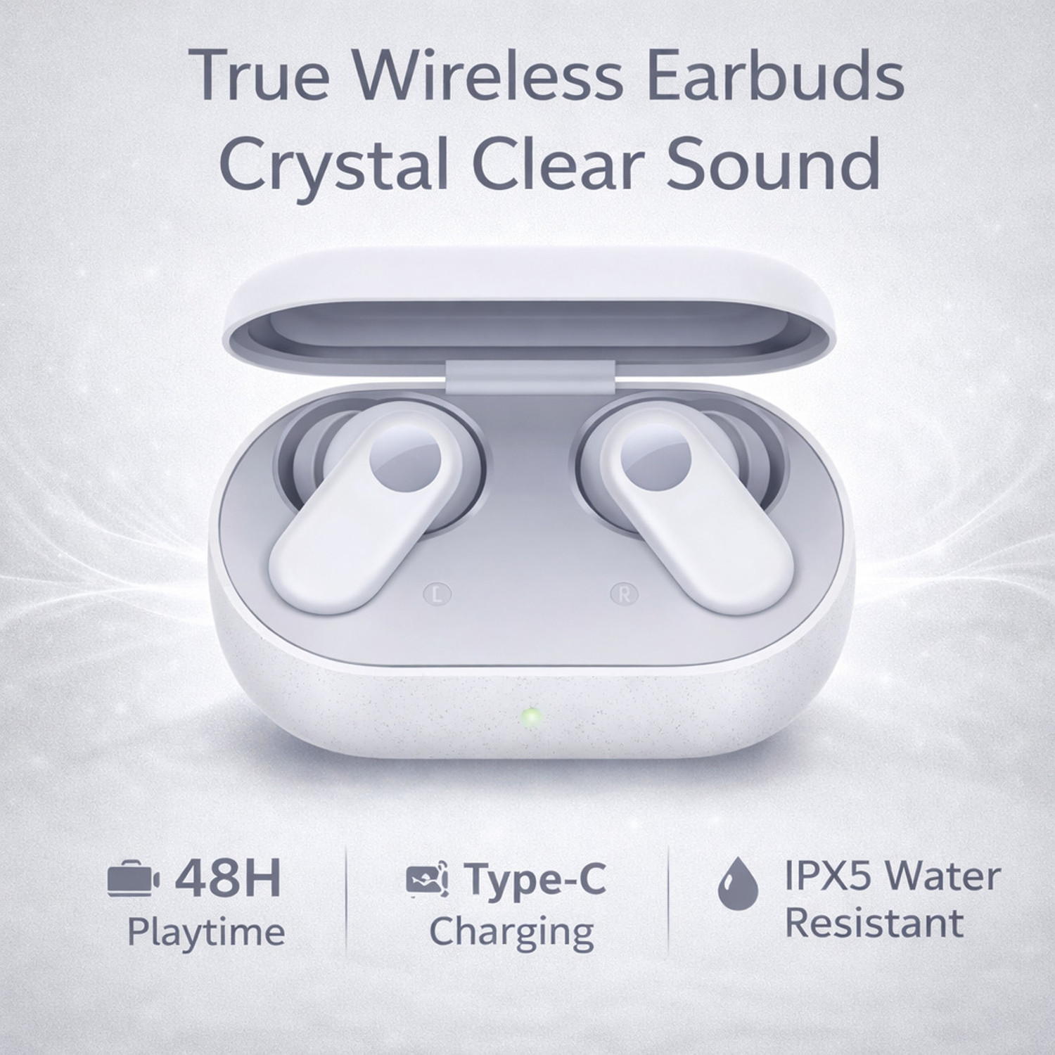 Image of CIHLEX True Wireless Earbuds Nord 2 CE Mobile Earbuds with Mic 2r, 12.4mm Drivers7 Bluetooth