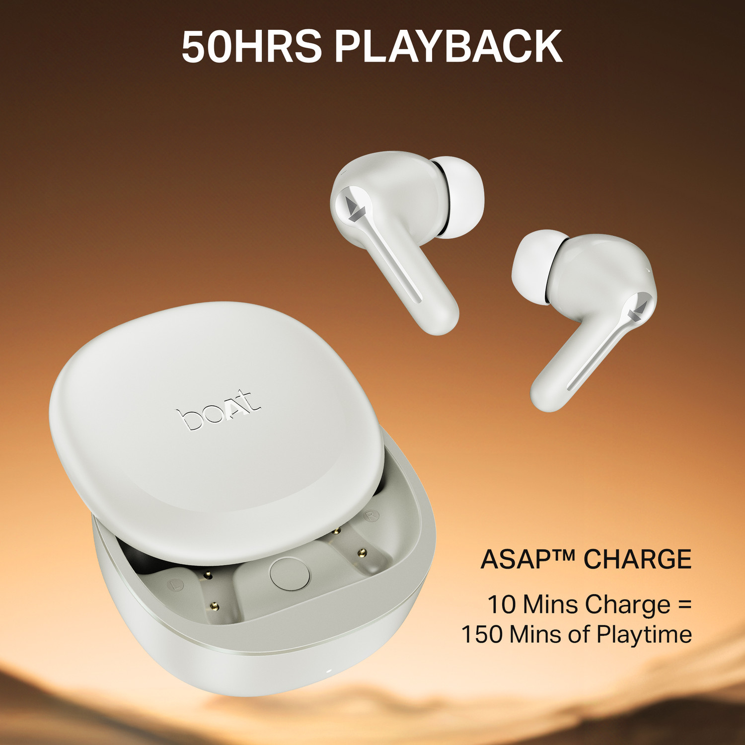 Image of boAt Airdopes Prime 413,AI-ENx Tech, 50H Battery,Multi Connect,App Support,BEAST Mode Bluetooth