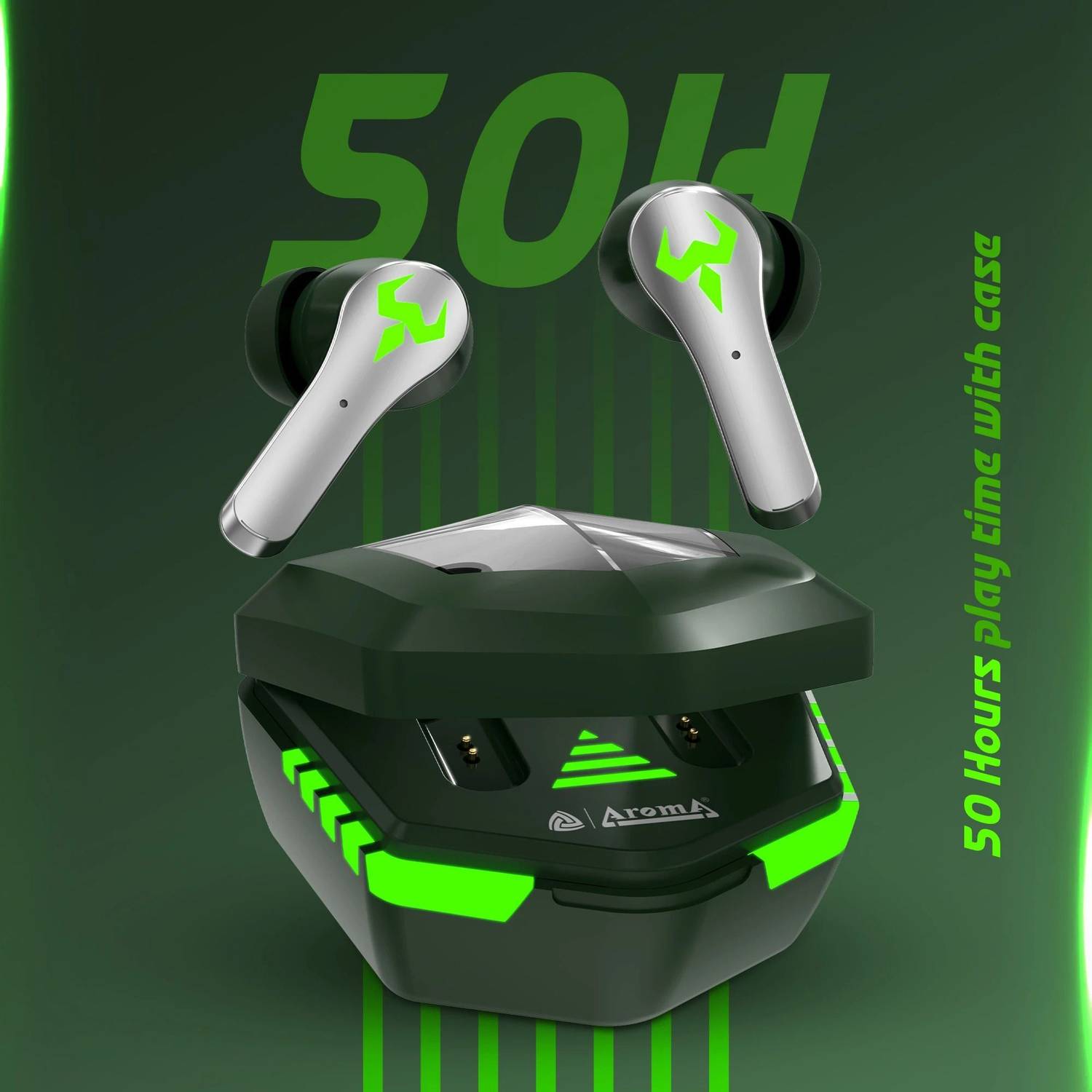 Aroma NB126 Aster V5.4 RGB Gaming TWS Headset - Image 2
