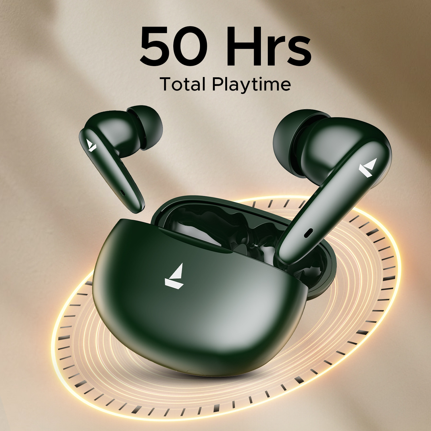 Image of boAt Airdopes 161 Pro-Buds w / ASAP Charge, Multi-Point Connectivity & 50 HRS Playback Bluetooth