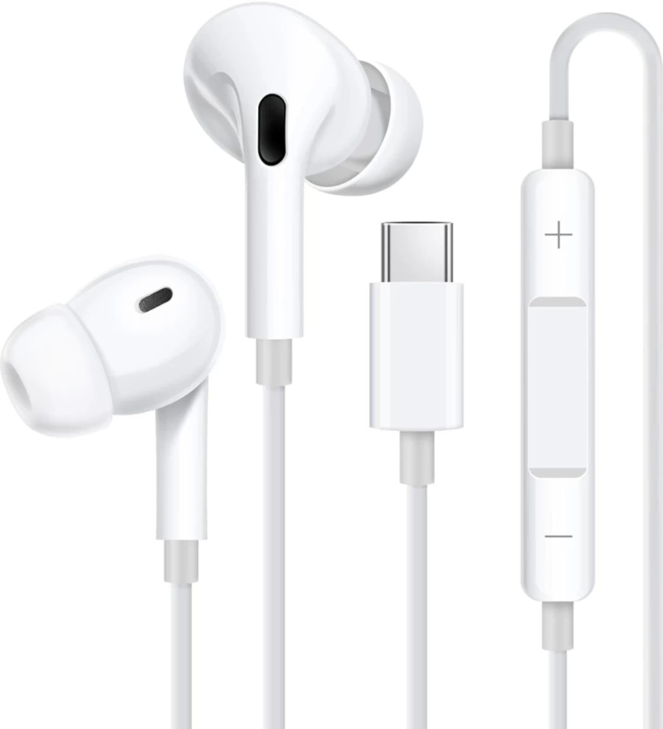 Image of GEARZTOUCH Shot-C PRO Type C in-Line Volume Controller Earphone For All Android & iOS Wired
