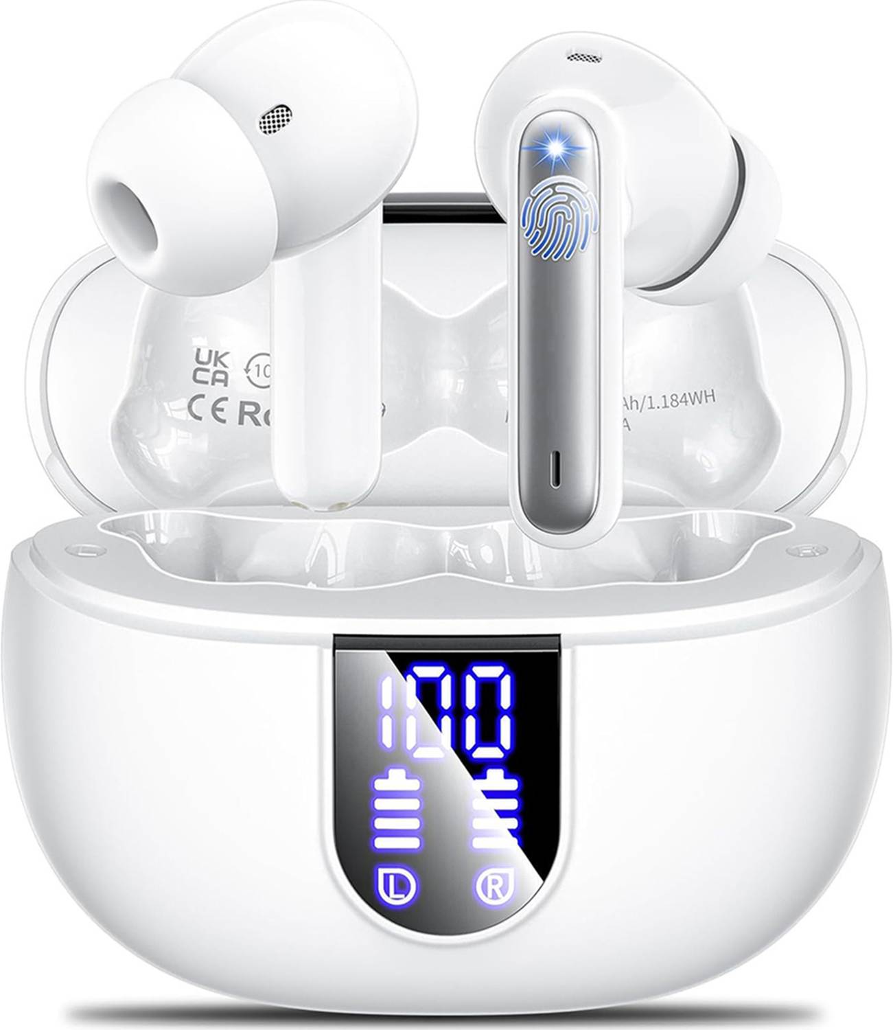 snowbudy SB-895 with 25dB ANC,12.4mm Dynamic Bass Drivers,48Hr Pl