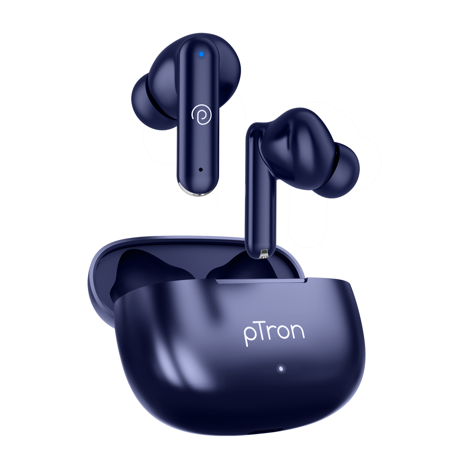 PTron Bassbuds Joy TWS with 32hrs Playtime, 13mm Drivers, Stereo Calls,Type-C Charging Bluetooth