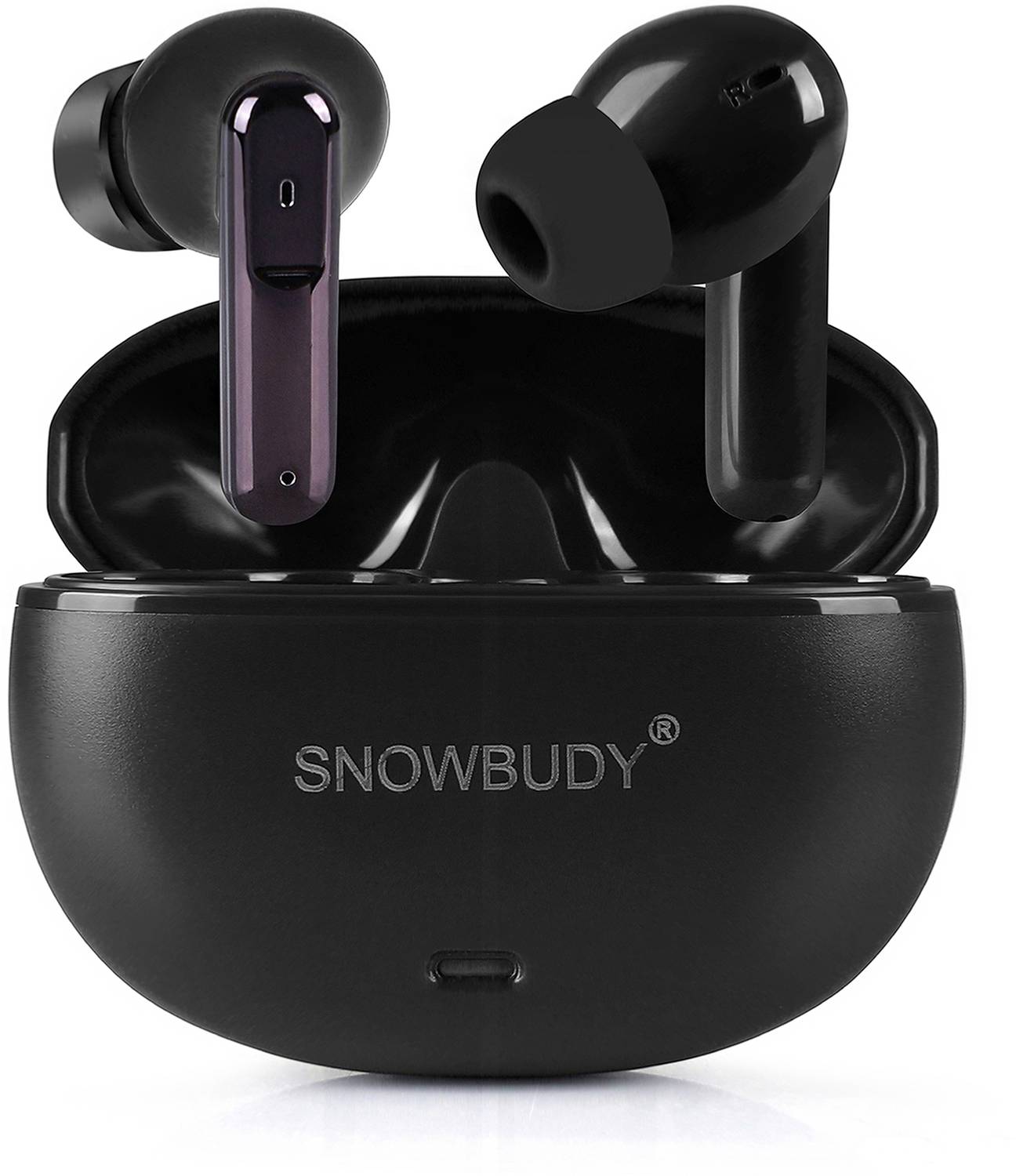 snowbudy E18 Fire Earbuds, Gaming Pods, 200H Playtime, AI Mic ENC, 13mm driver, Type C-68 Bluetooth Gaming