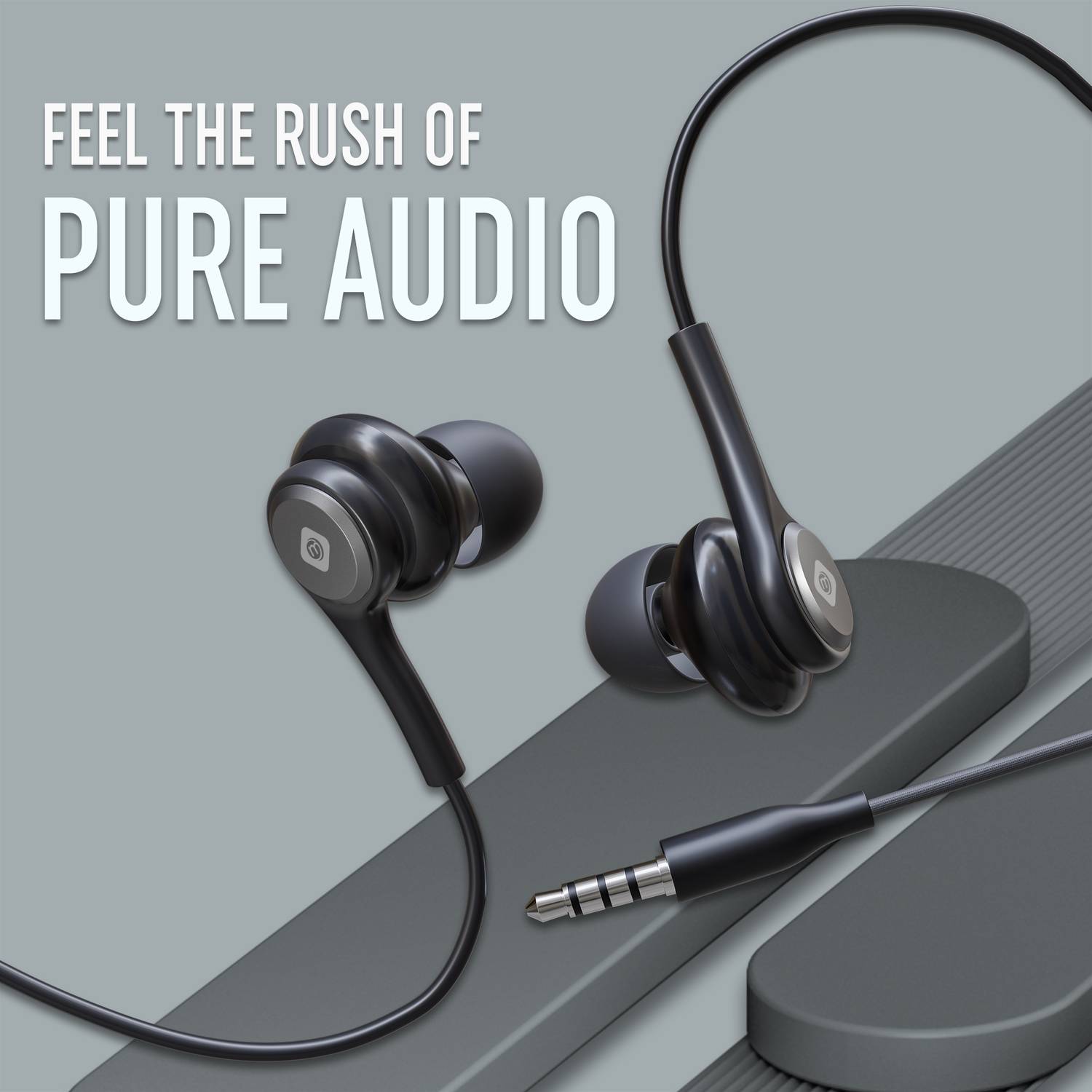 MAK POWER HD Audio 3.5mm Earphones - Image 2