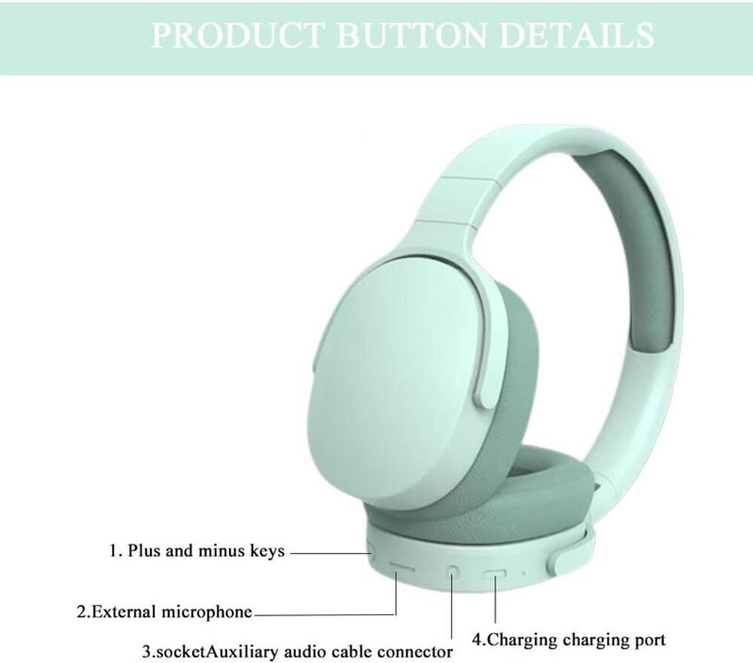 Image of GUGGU Wireless Bluetooth Headphone With Powerful & HD Sound & Adjustable HeadbandYZ291 Bluetooth Headset (Multicolor, True Wireless)