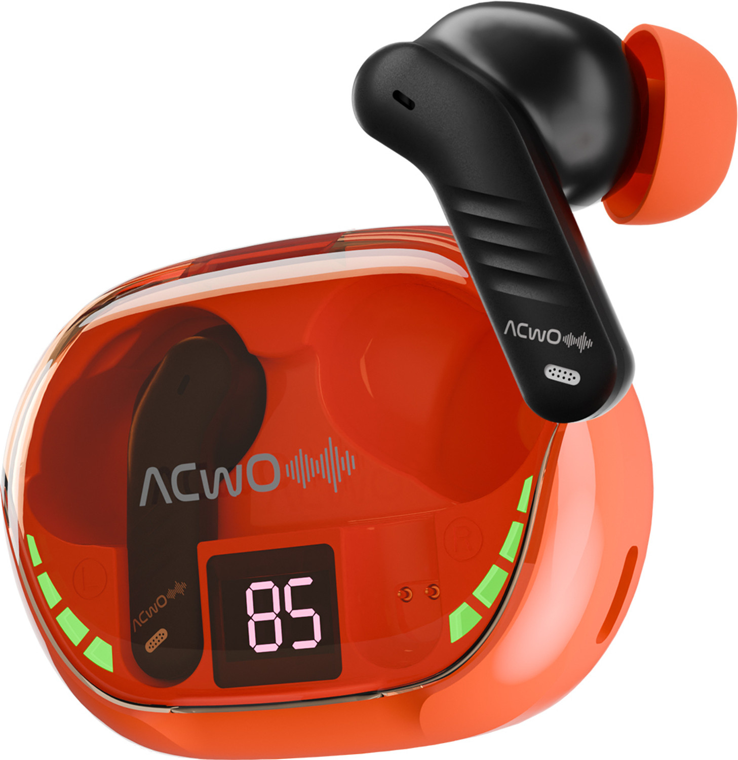Image of ACwO DwOTS 565, 40ms Game Mode, 55Hrs Playtime, up to 32dB ANC, 10mm Drivers Bluetooth Gaming