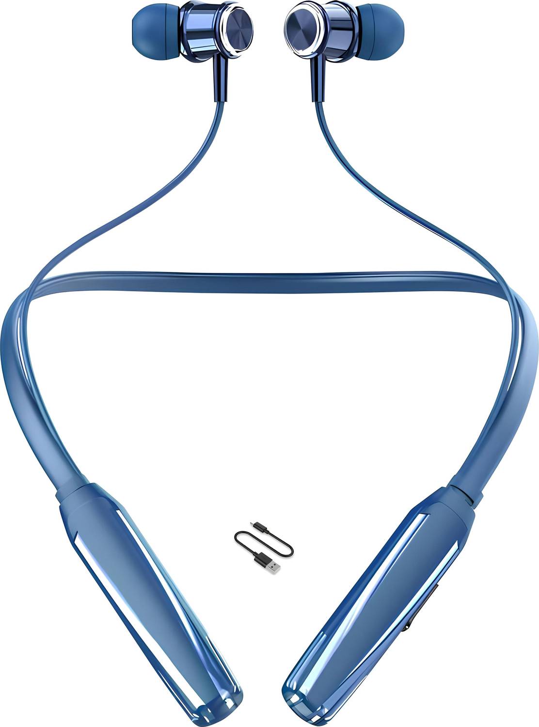 NDHD CH-45 48 Hour Playtime Wireless Headphone Neckband Earphone (BIue6) Bluetooth