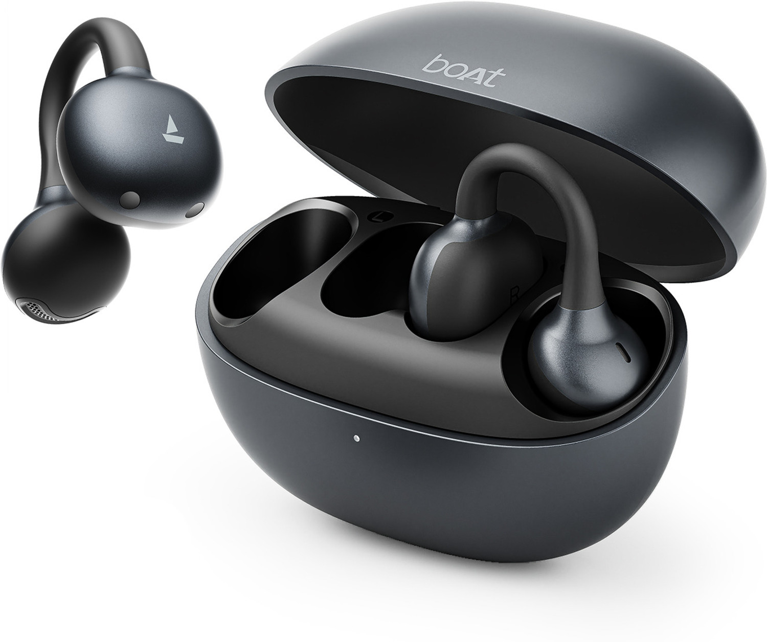 Image of boAt Airdopes ProClip OWS Earbuds,Air Conduction Tech,52H Battery,App Support,BTv6.0 Bluetooth