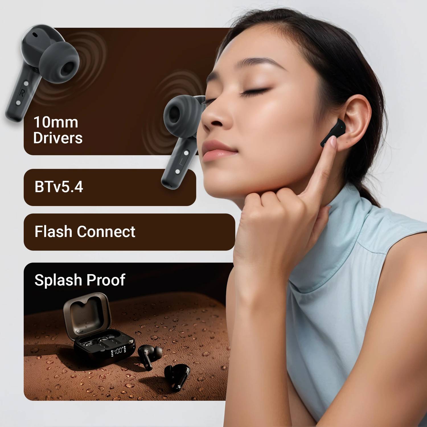 ZEBRONICS Zeb-Pods K2 Bluetooth Earbuds - Image 5