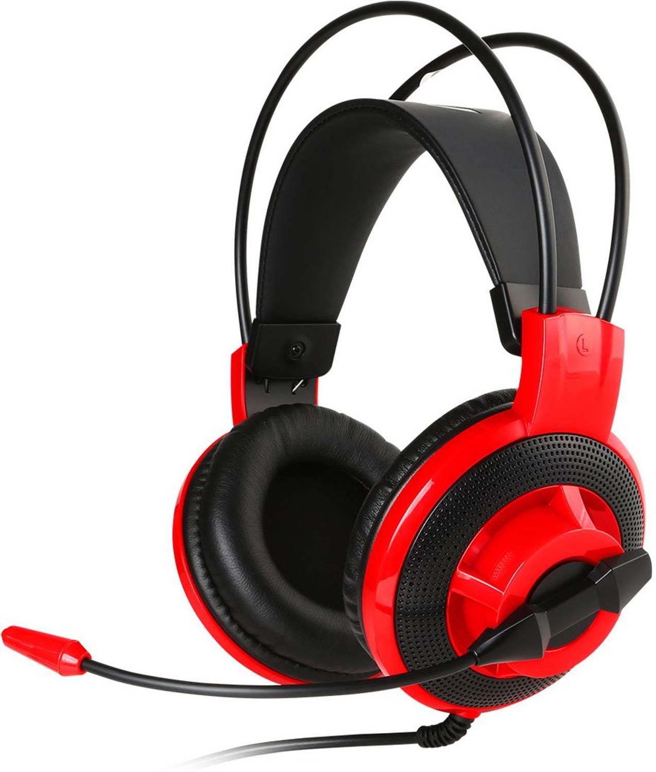 MSI w Mic Wired Gaming Headset (Black, On the Ear)