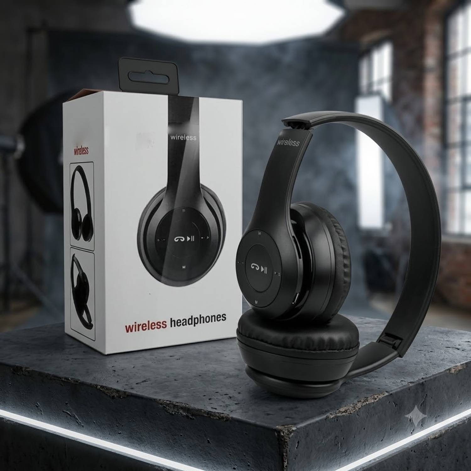 footloose 100% Top Quality Wireless Bluetooth Headphone With 3.5 mm jack For AUX Bluetooth Gaming