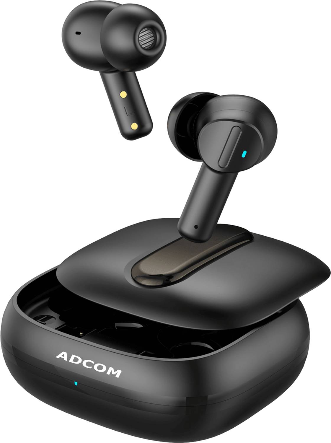 ADCOM Fury Gaming TWS with Ultra 38ms Low Latency, 40H Playtime, Dual ENC Mics Bluetooth
