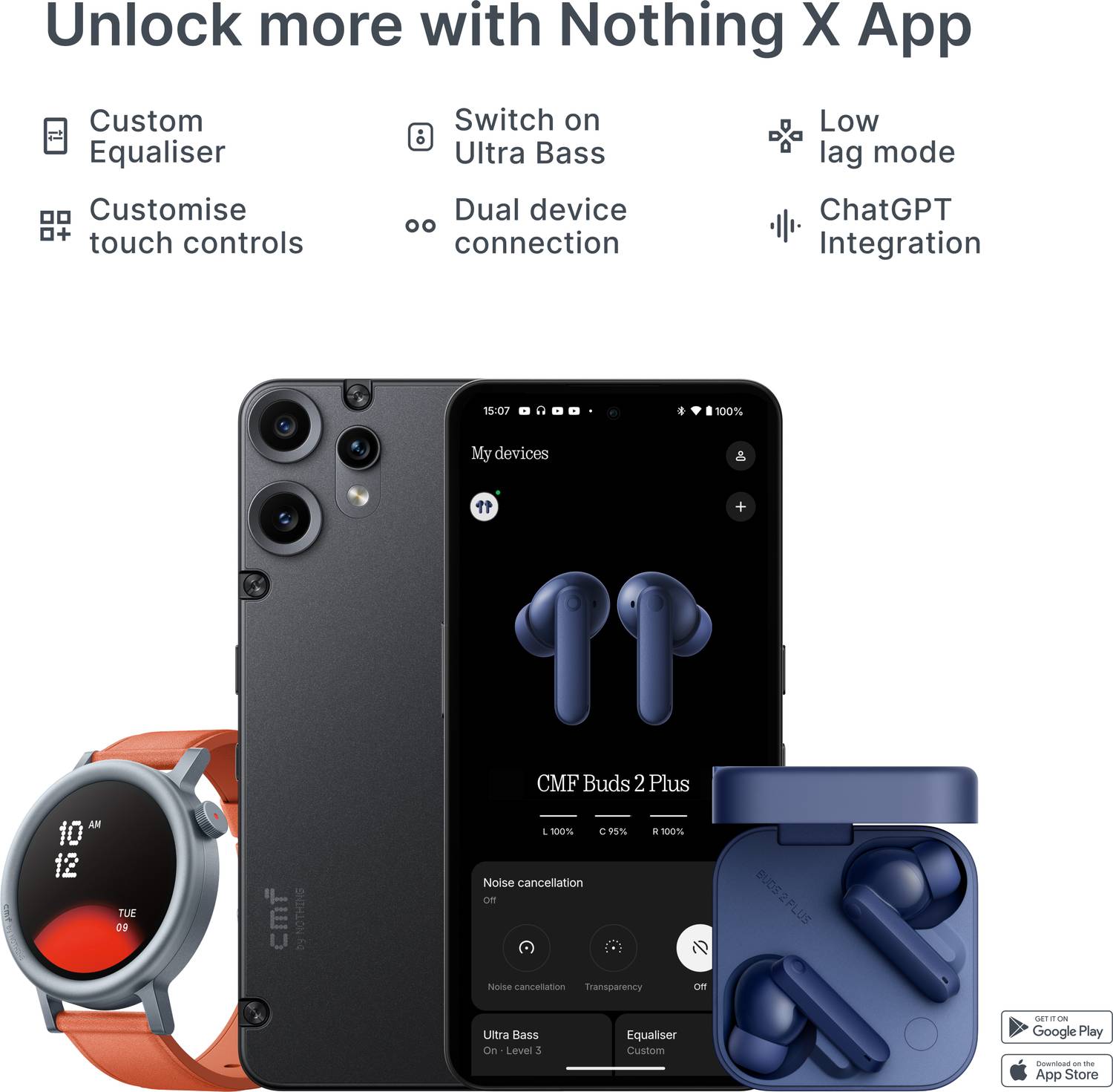 CMF Buds 2 Plus with 50dB Hybrid ANC - Image 3