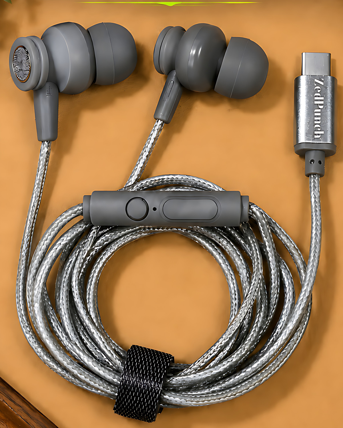 Image of ZedPunch Gaming Type-C Wired Magnetic Earphones With Mic & 1 Button Control USB-C Device Wired Gaming