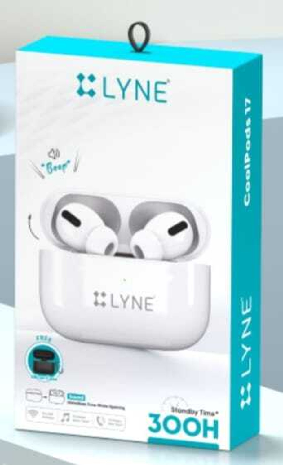 Image of LYNE Coolpods 17 True Wireless Earbuds, 300Hrs Standbt Time , ENC With Silicon Case Bluetooth