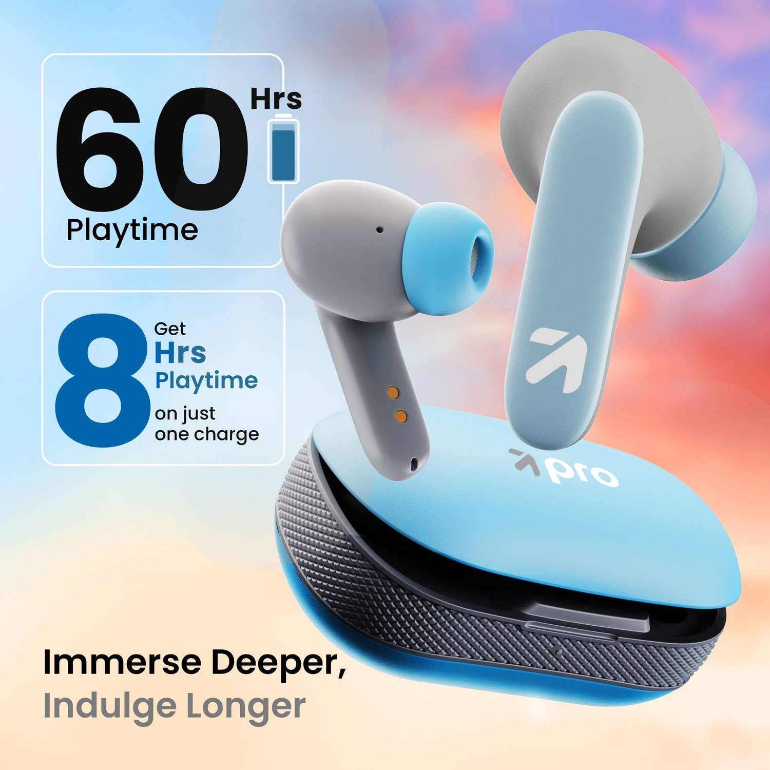 GOBOULT Y1 Pro 4 Mic ENC Bluetooth Earbuds - Image 3