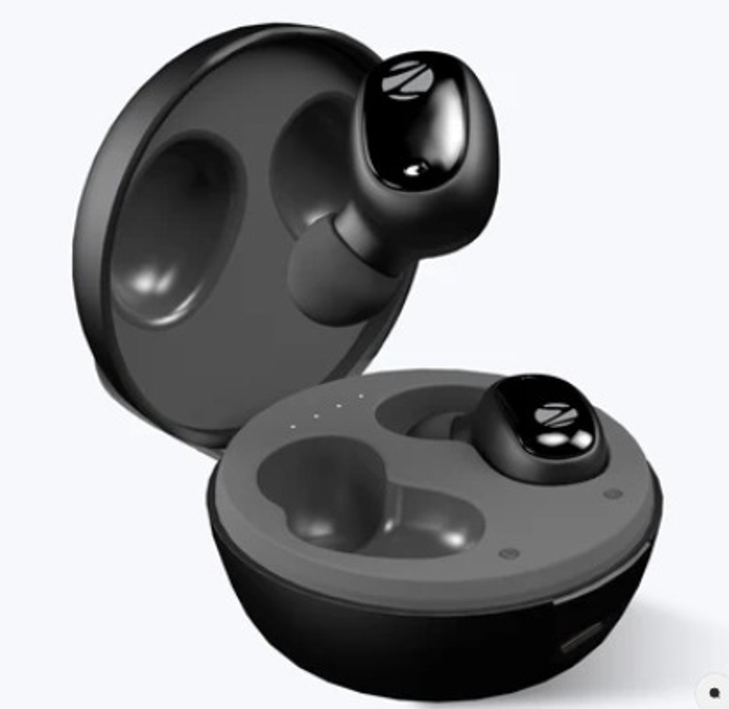 Image of ZEBRONICS ZEB-Sound Bomb 1 Bluetooth Headset (Black, Grey, True Wireless)