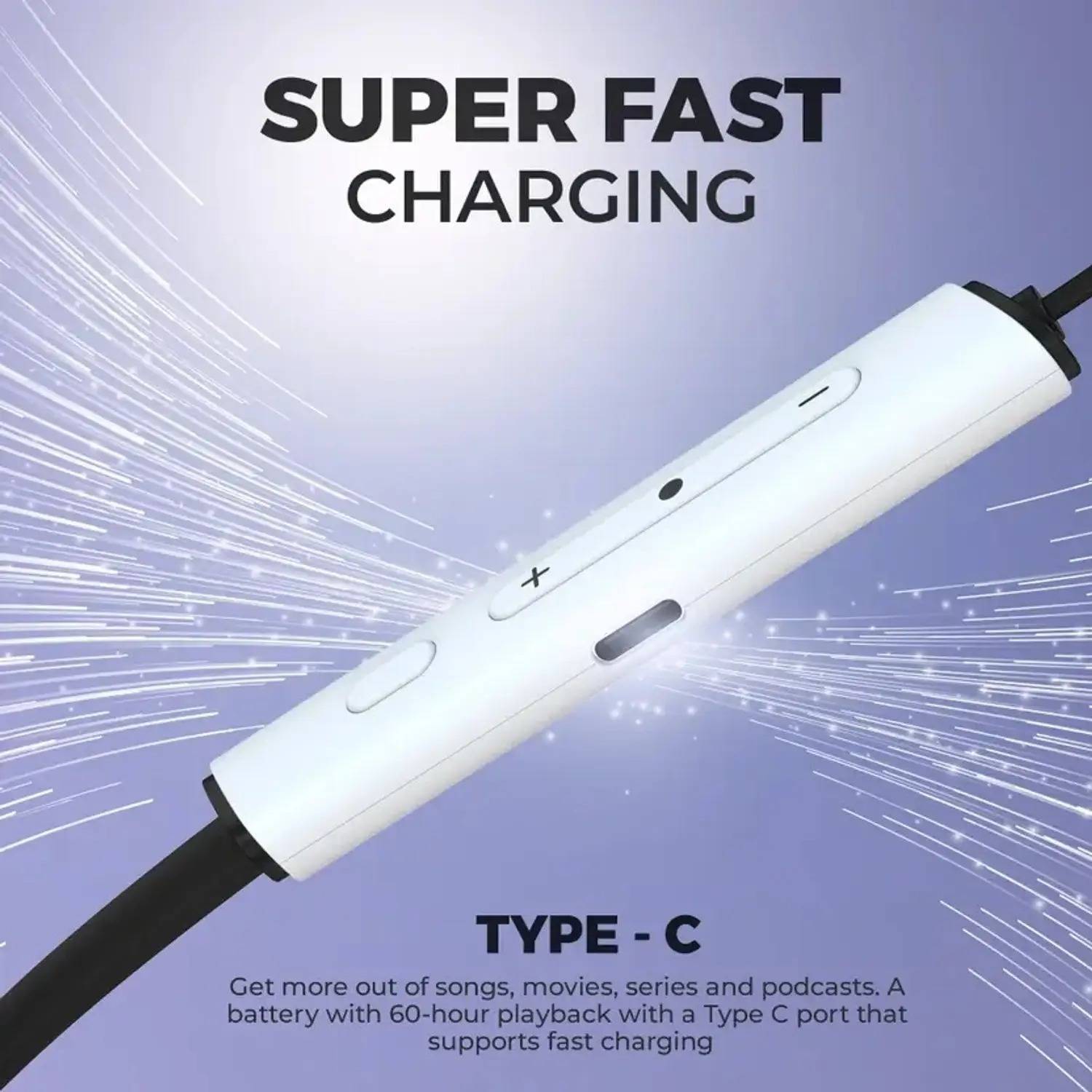 CYBOX NK163 Neckband Headphone 48hr Playtime - Image 5