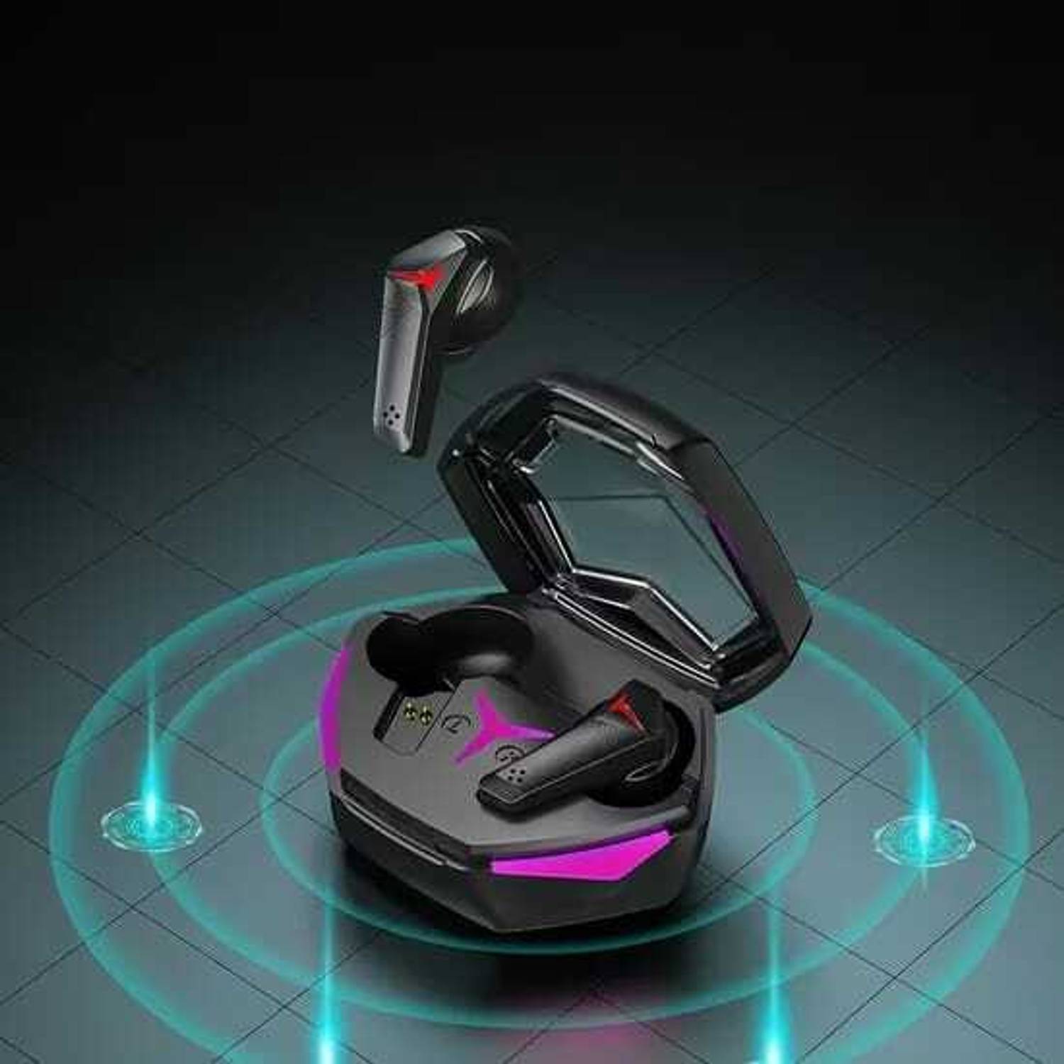 Clubics DX21 Pulse Pro – Compact Gaming TWS with LED Glow Bluetooth