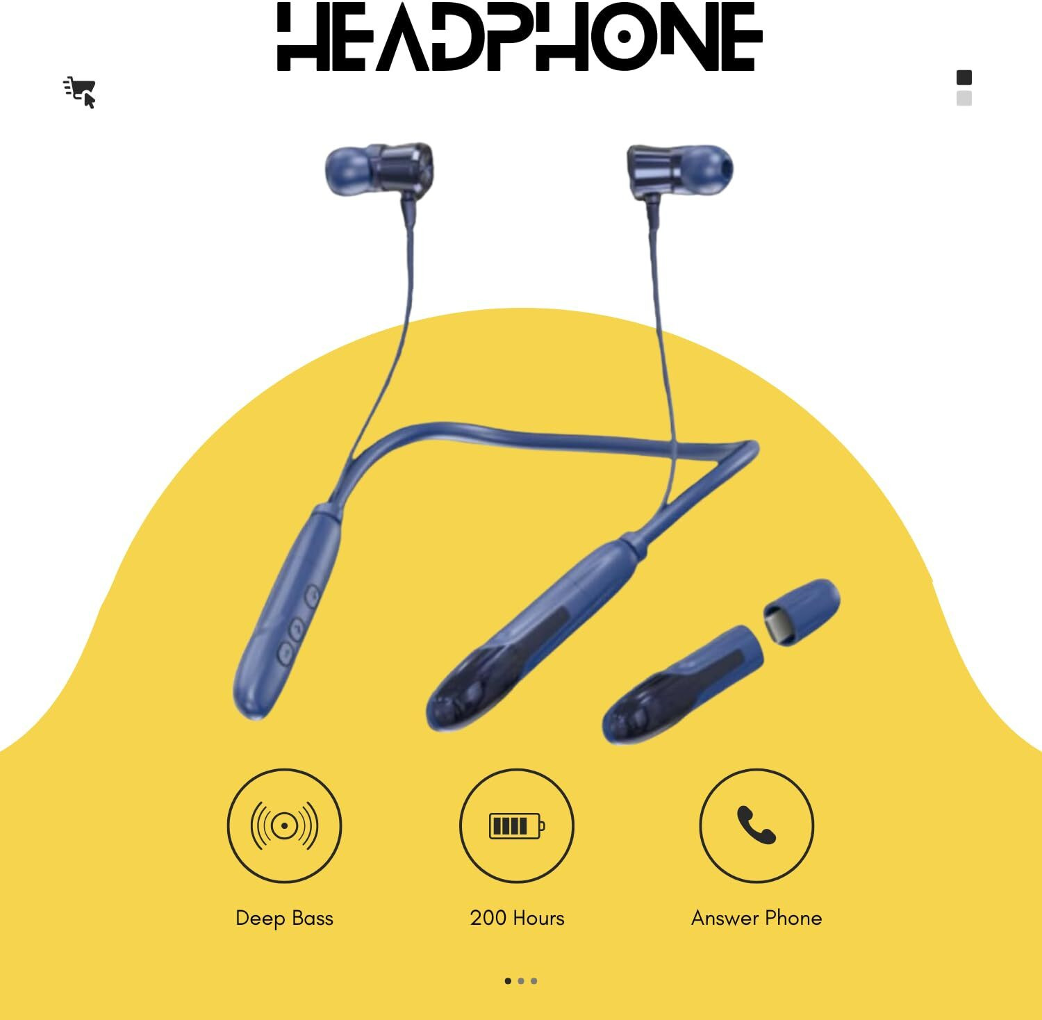 Image of Raptas Bluetooth Neckband with 200H Playback Bluetooth