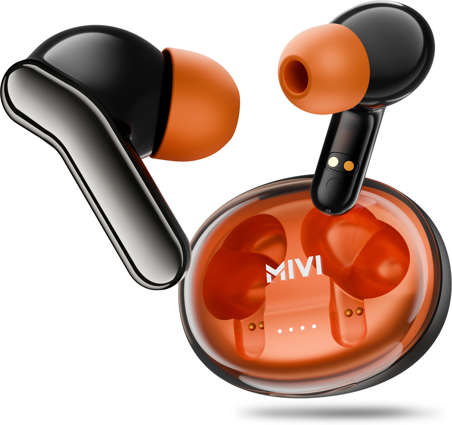 Image of Mivi DuoPods Zig TWS, 13mm Bass, AI ENC HD Calls, 70H PT Bluetooth