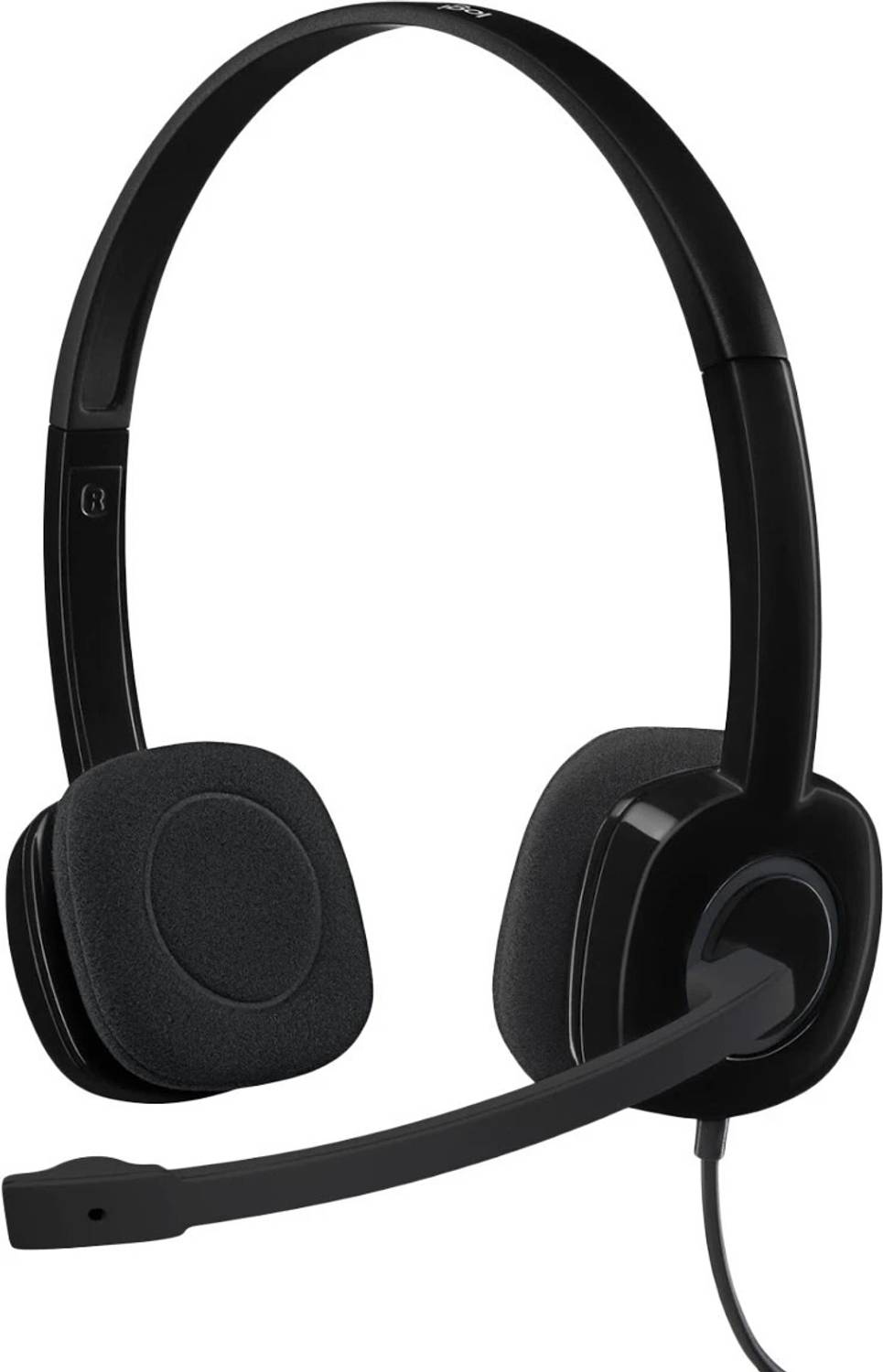 Logitech H-151 Wired Headset (Black, On the Ear)
