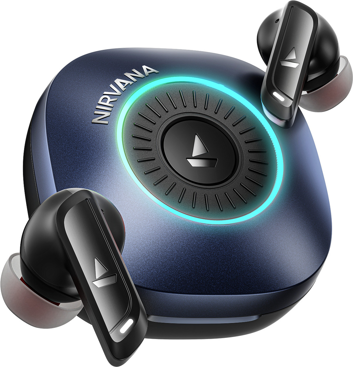 Image of boAt Nirvana Crown, SONIC A.R.C,LEDs, Haptic Feedback, 50dB Hybrid ANC, Spatial Audio Bluetooth