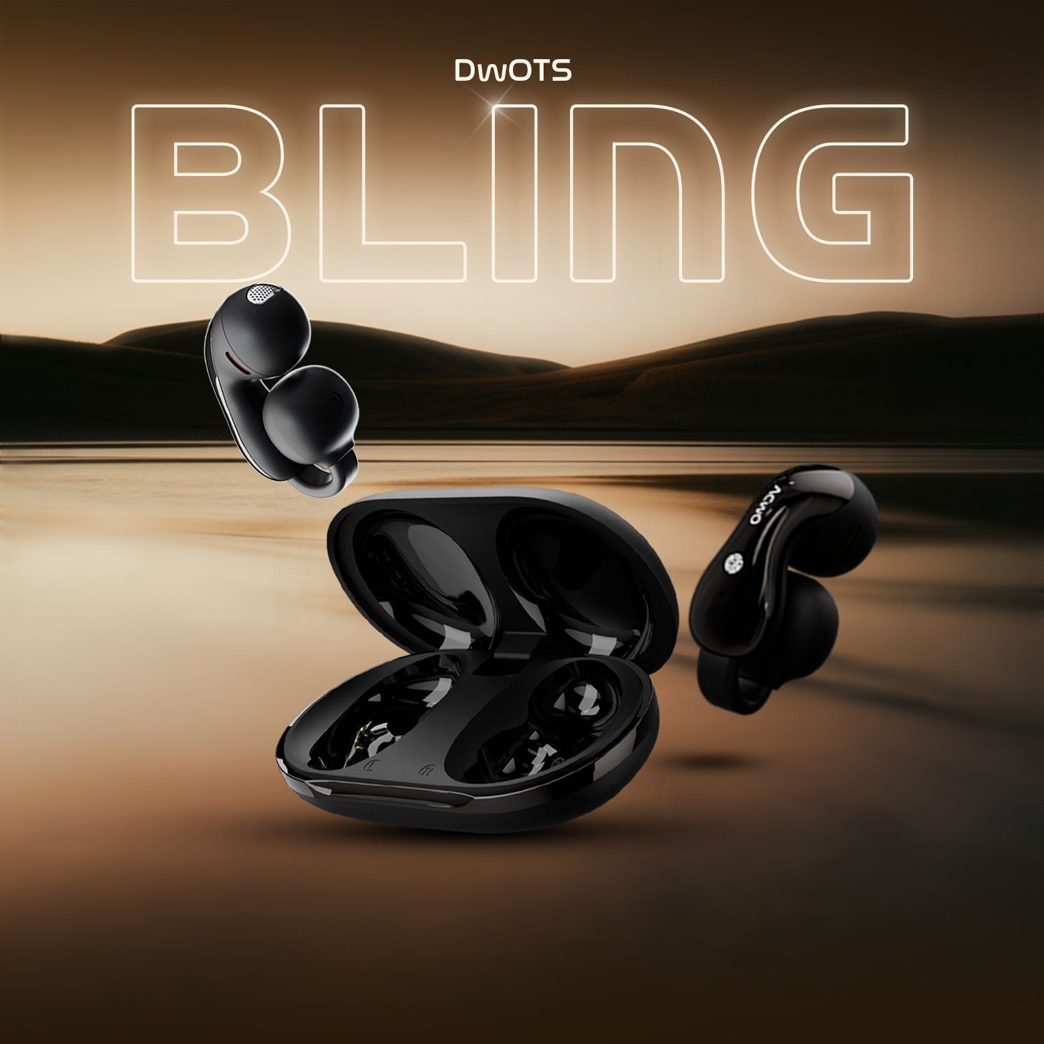 Image of ACwO DwOTS Bling, Clip Design, 40H Playtime, ENC, IPX5 Water Resistance Bluetooth