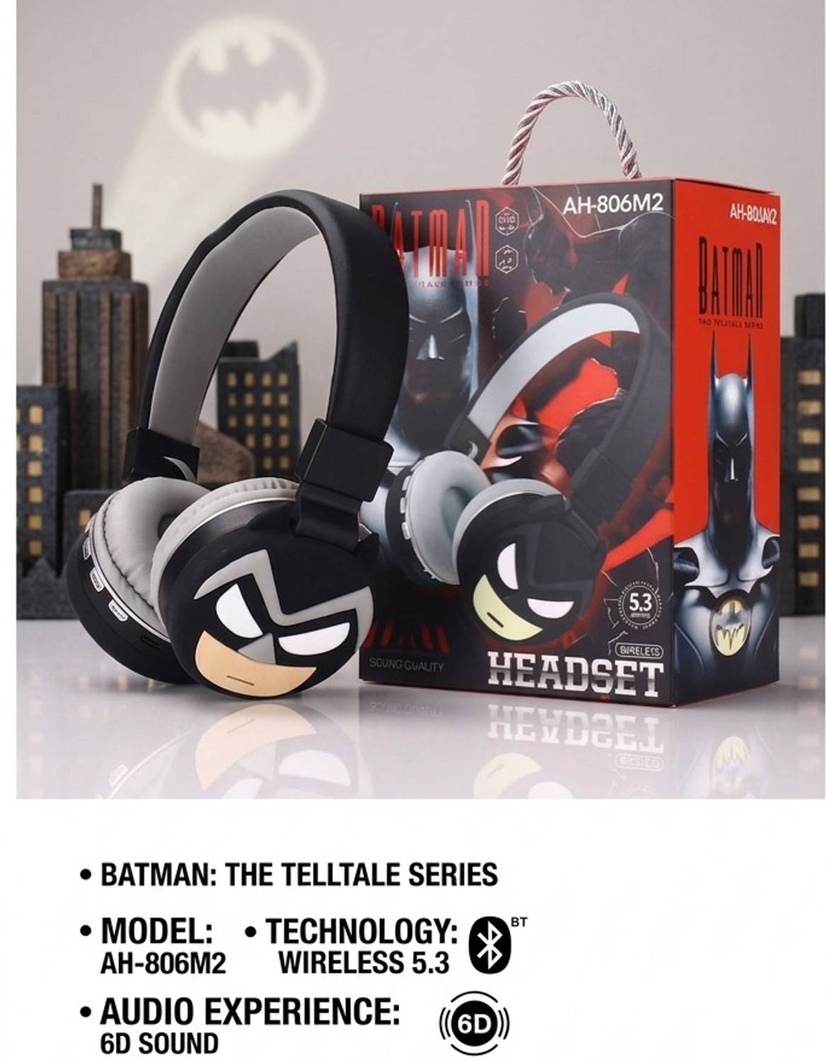 ADC AH806M2 Bluetooth & Wired Headphones - Image 2