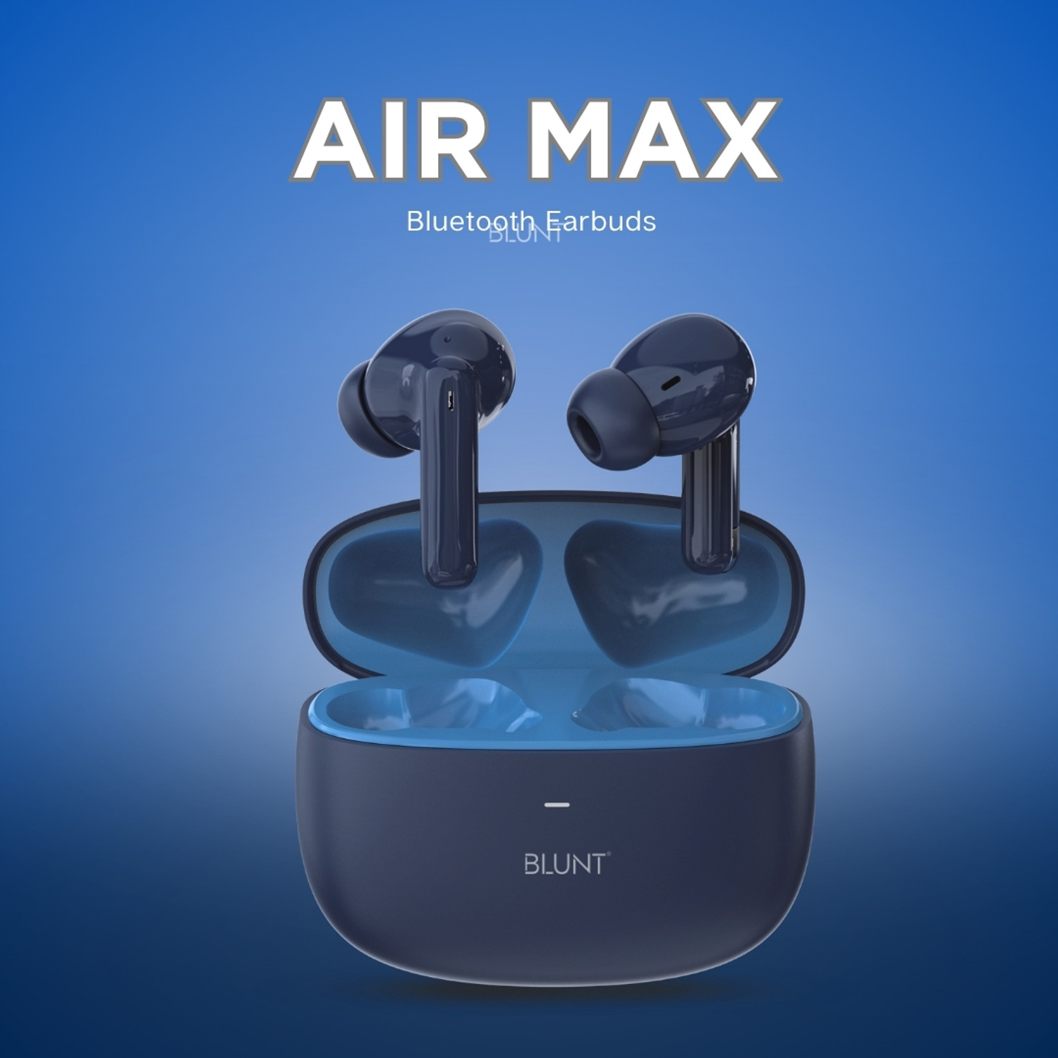 Image of Blunt AirMax True Wireless Earbuds | BT 5.4 HD Mic |30 H Playtime |IPX Waterproof Bluetooth